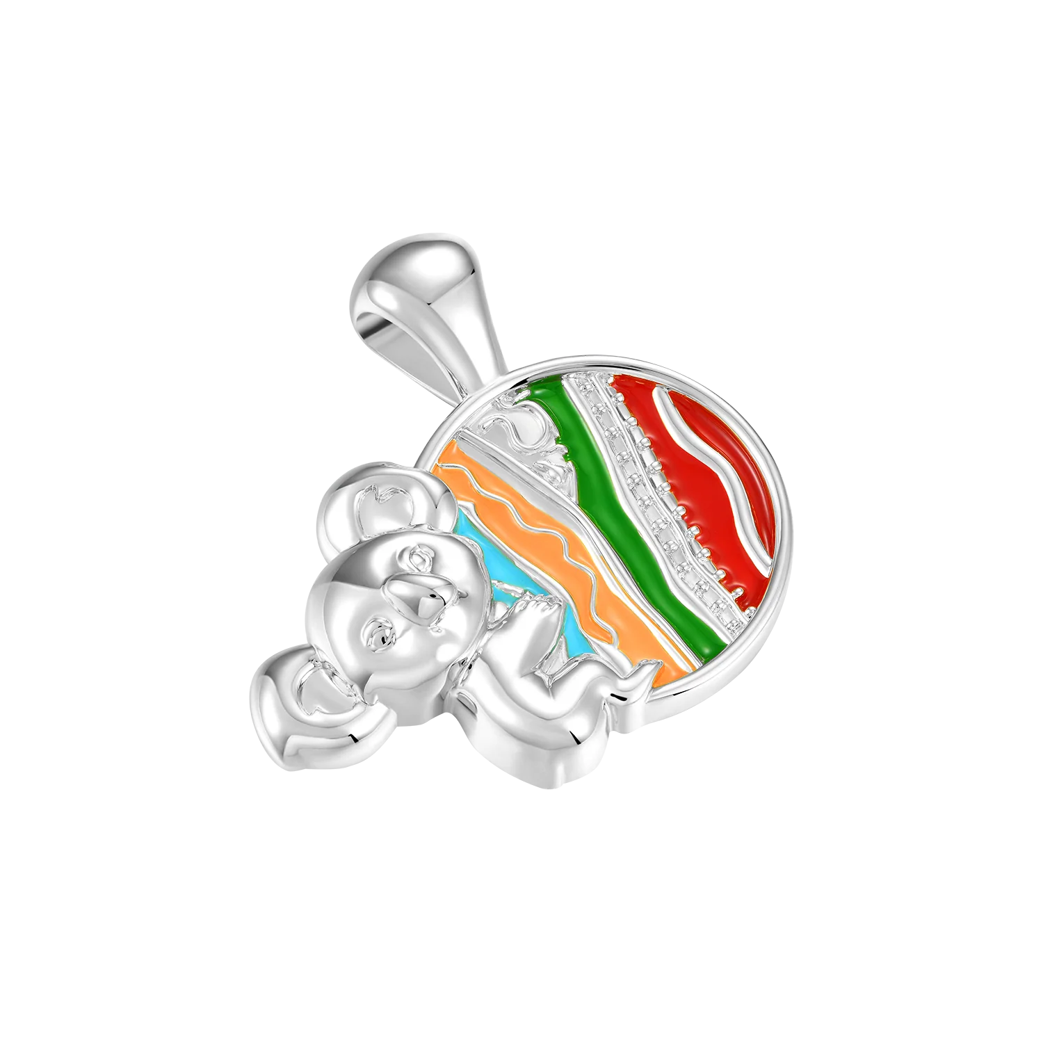 APORRO X COOGI Enamel Sweater Stripes Koala Pendant - Image 8