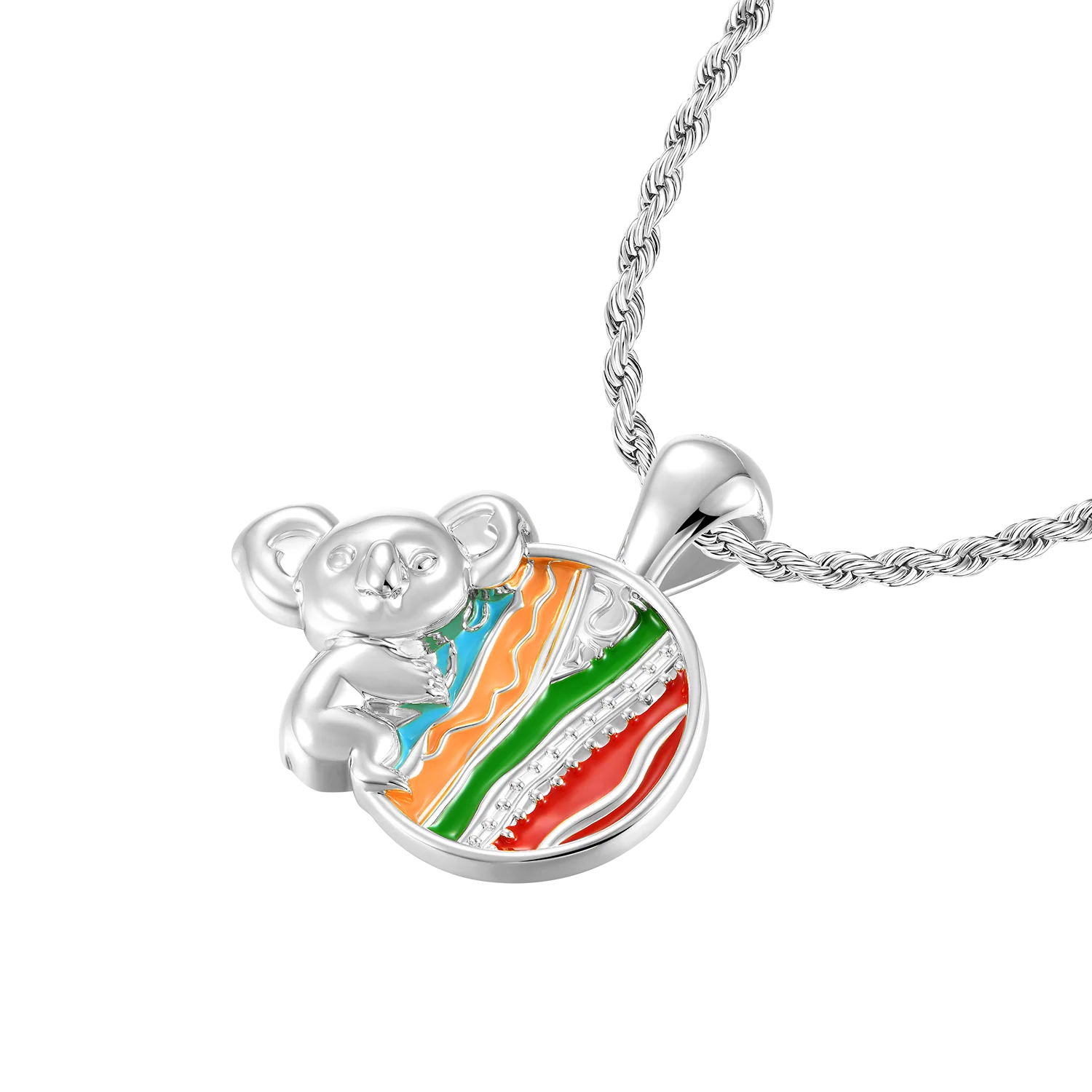 APORRO X COOGI Enamel Sweater Stripes Koala Pendant - Image 9