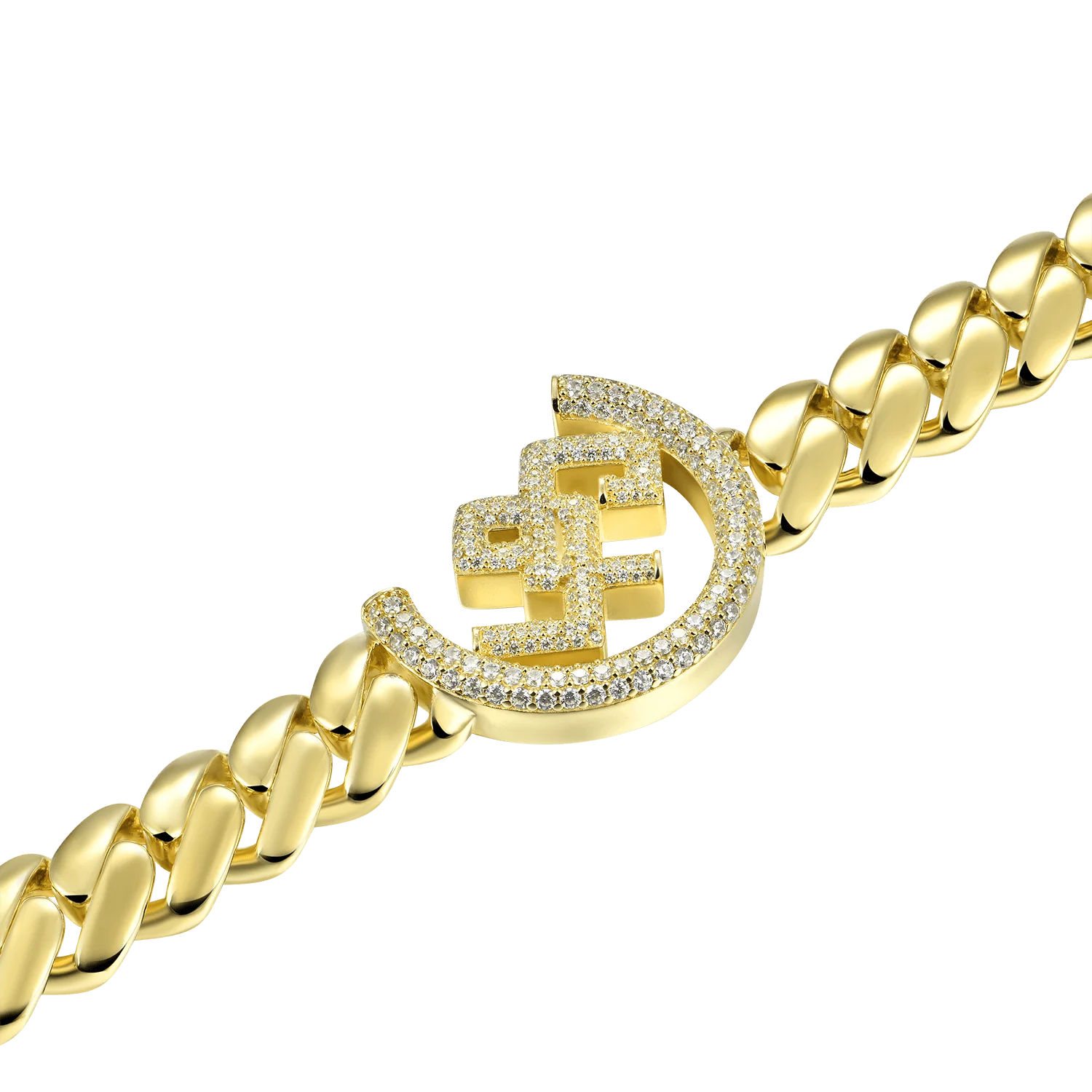 APORRO X GG Emerald Cuban Chain -12mm - Image 5