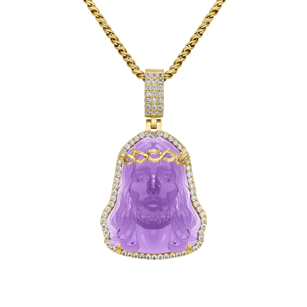 Arcenciel Gospel Jesus Pendant - Lavender - Image 10