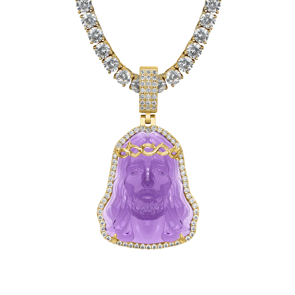 Arcenciel Gospel Jesus Pendant - Lavender - Image 11