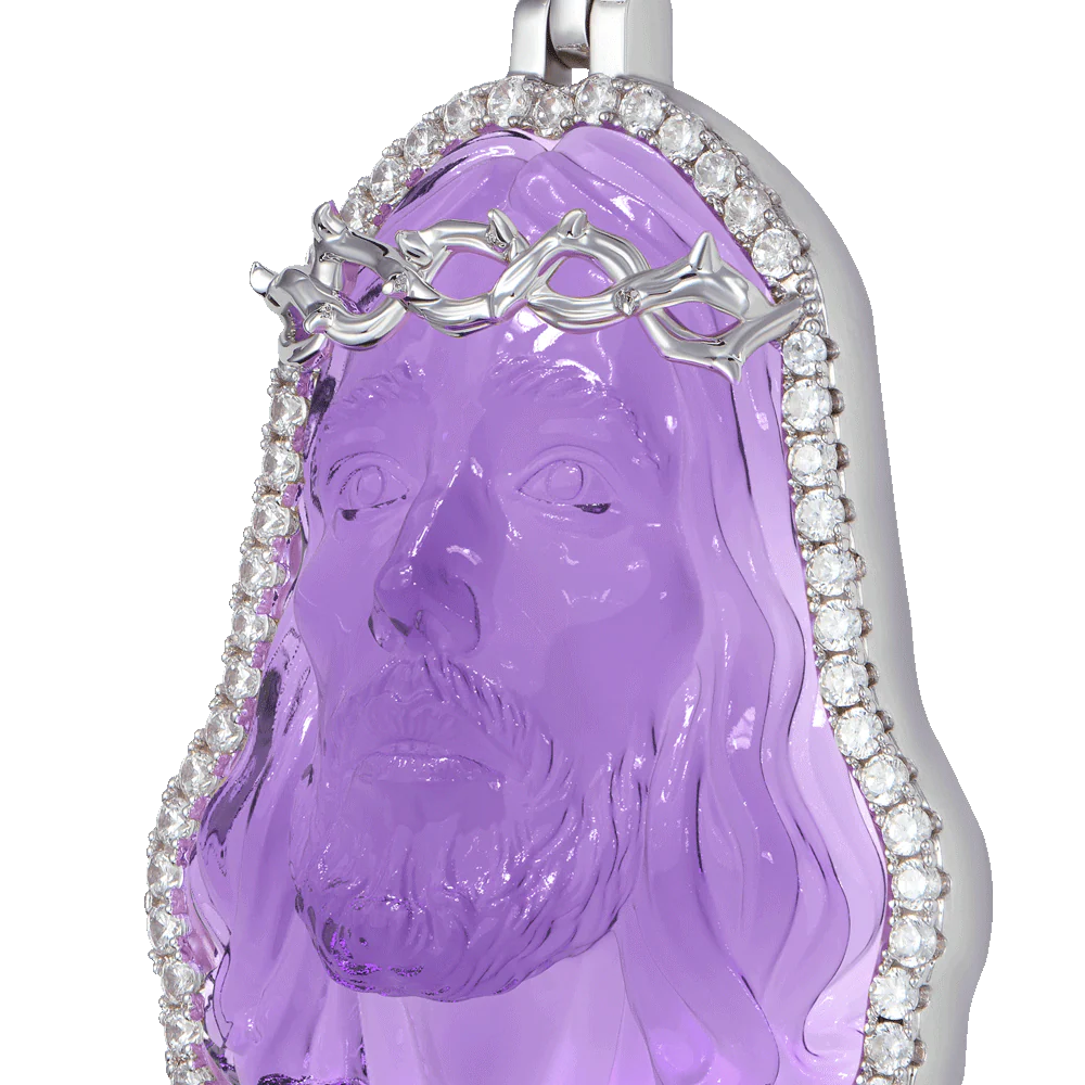 Arcenciel Gospel Jesus Pendant - Lavender - Image 3