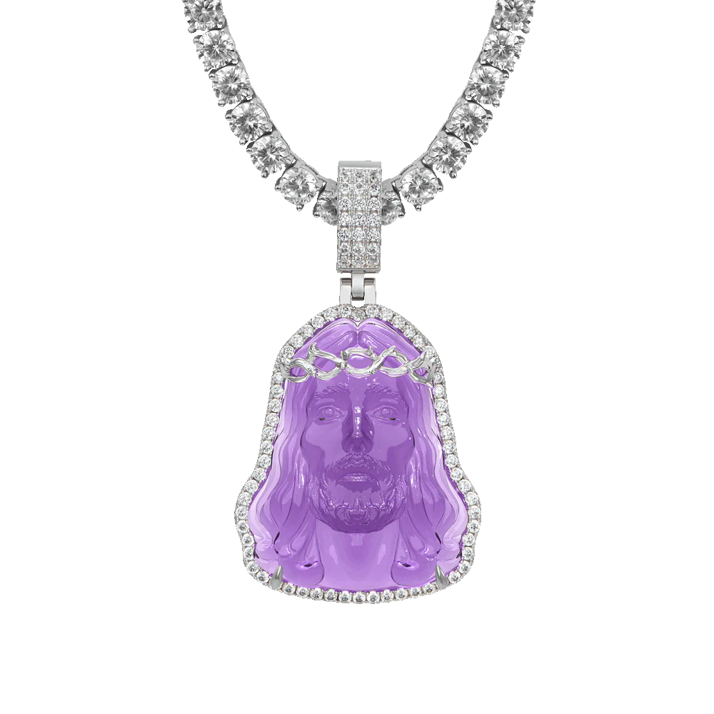 Arcenciel Gospel Jesus Pendant - Lavender - Image 5