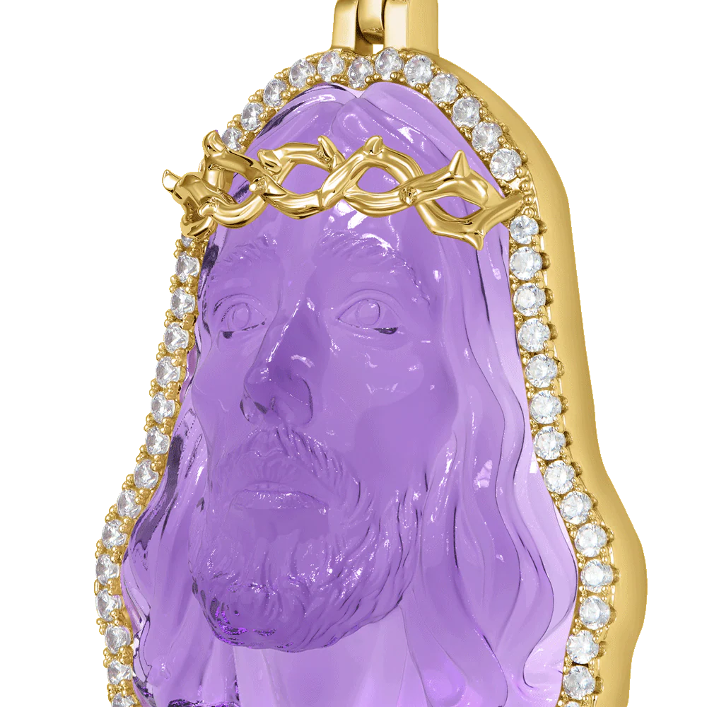 Arcenciel Gospel Jesus Pendant - Lavender - Image 9