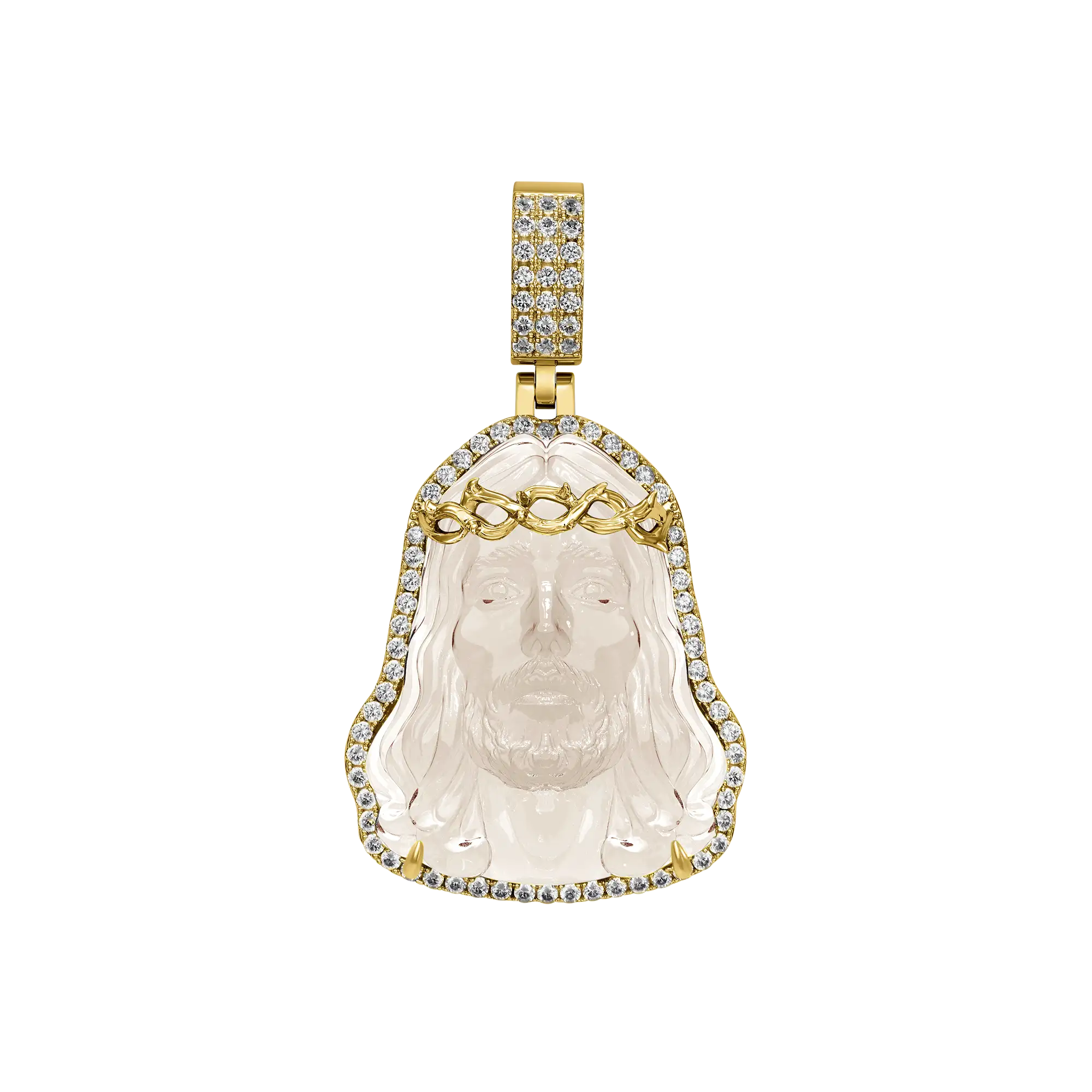 Arcenciel Gospel Jesus Pendant - Rose Gold - Image 6