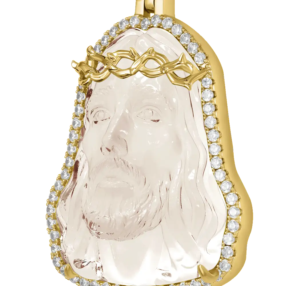 Arcenciel Gospel Jesus Pendant - Rose Gold - Image 8