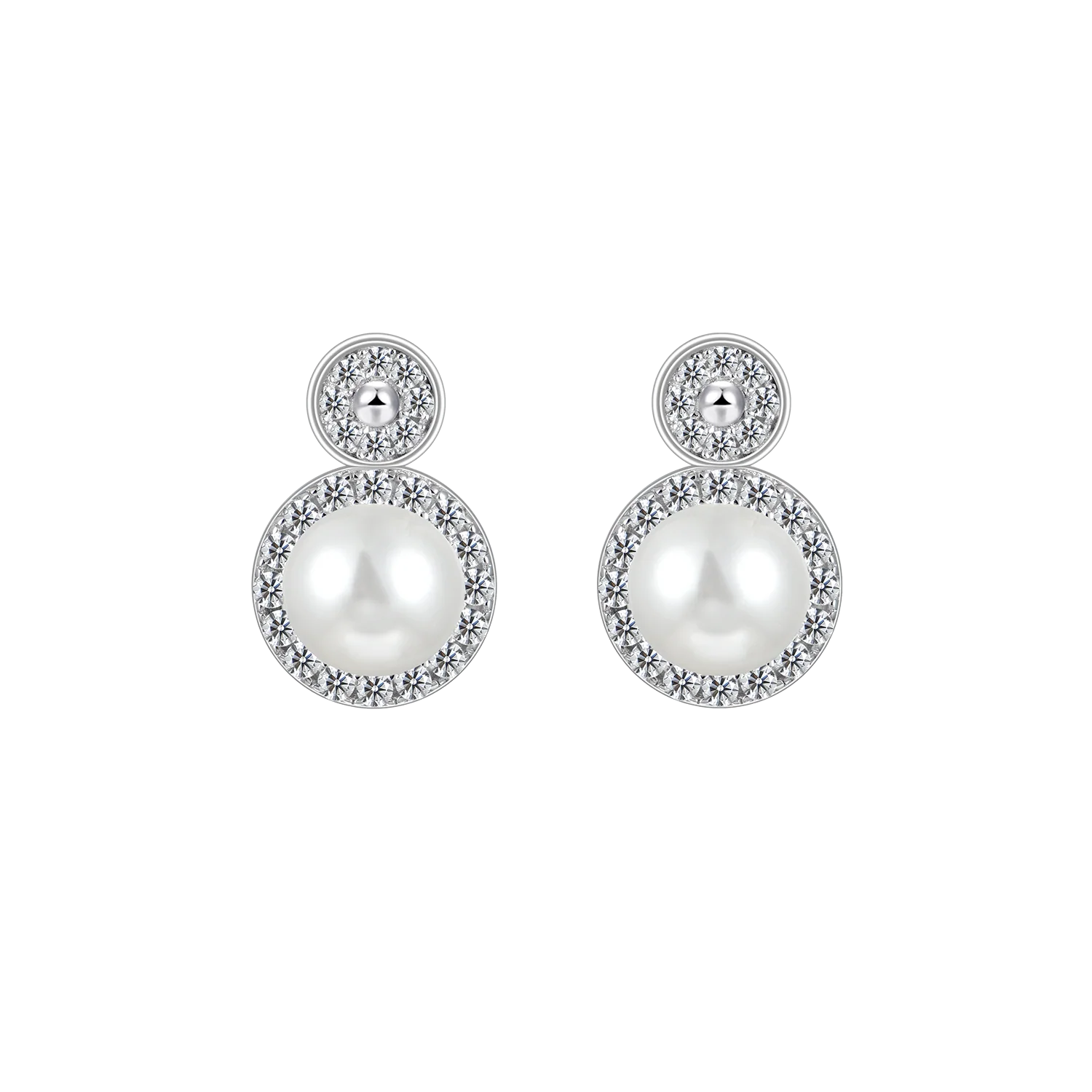 Barbed Wire Pearl Hoop Earring - Single - Image 6