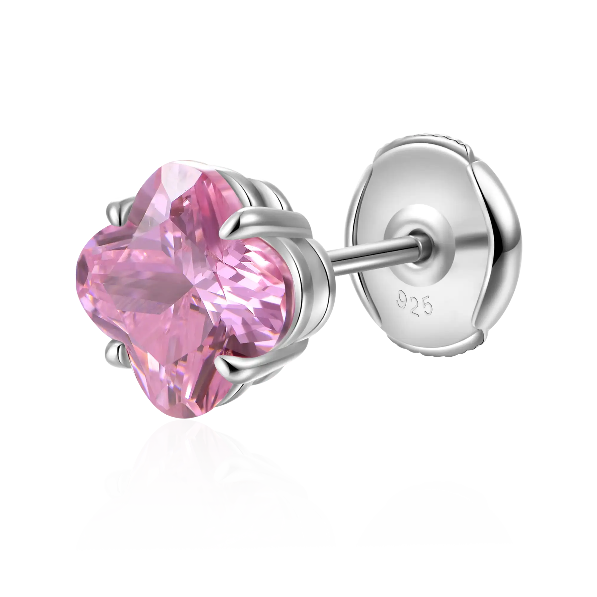 S925 Blossom Cut Stud Earrings - Image 11