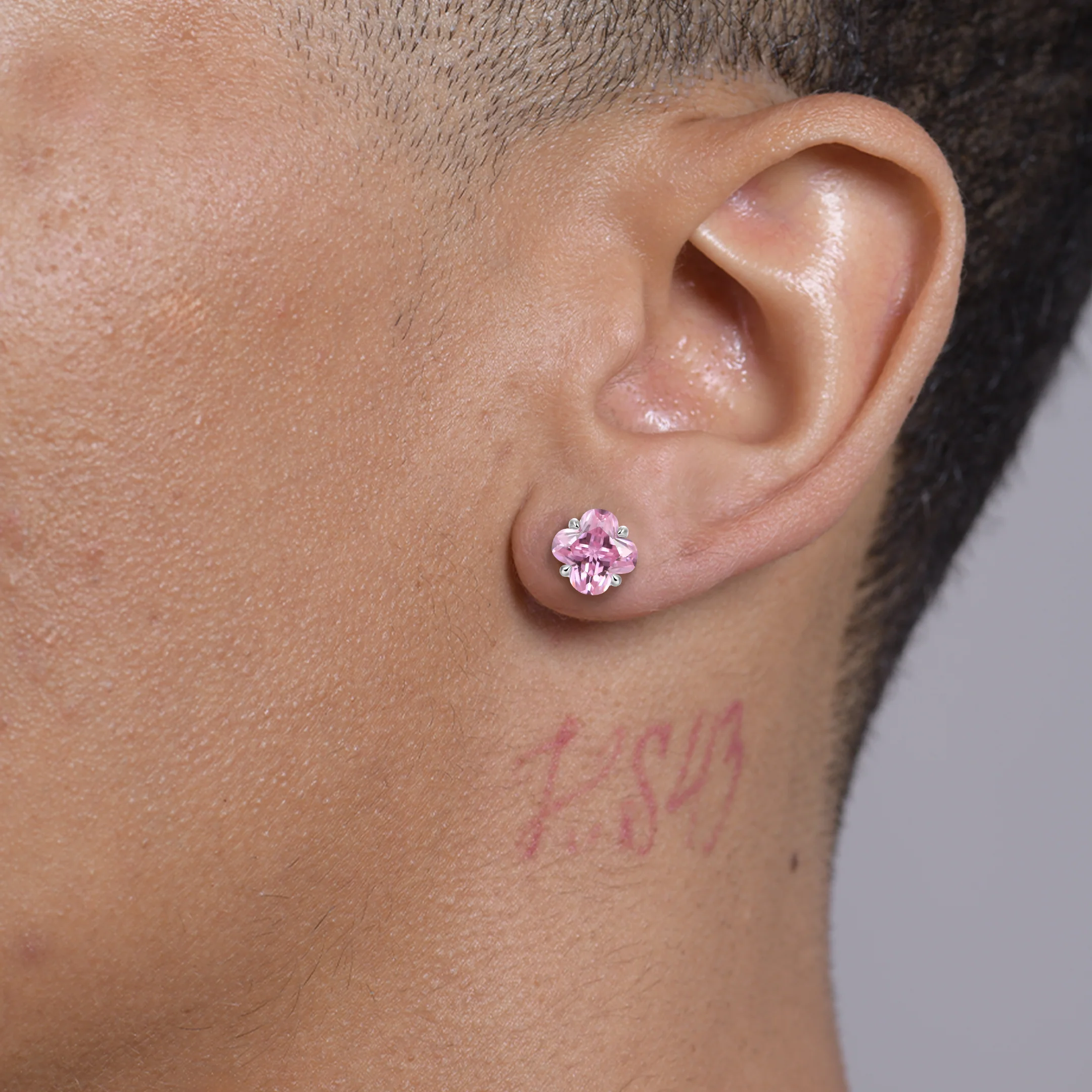 S925 Blossom Cut Stud Earrings - Image 9