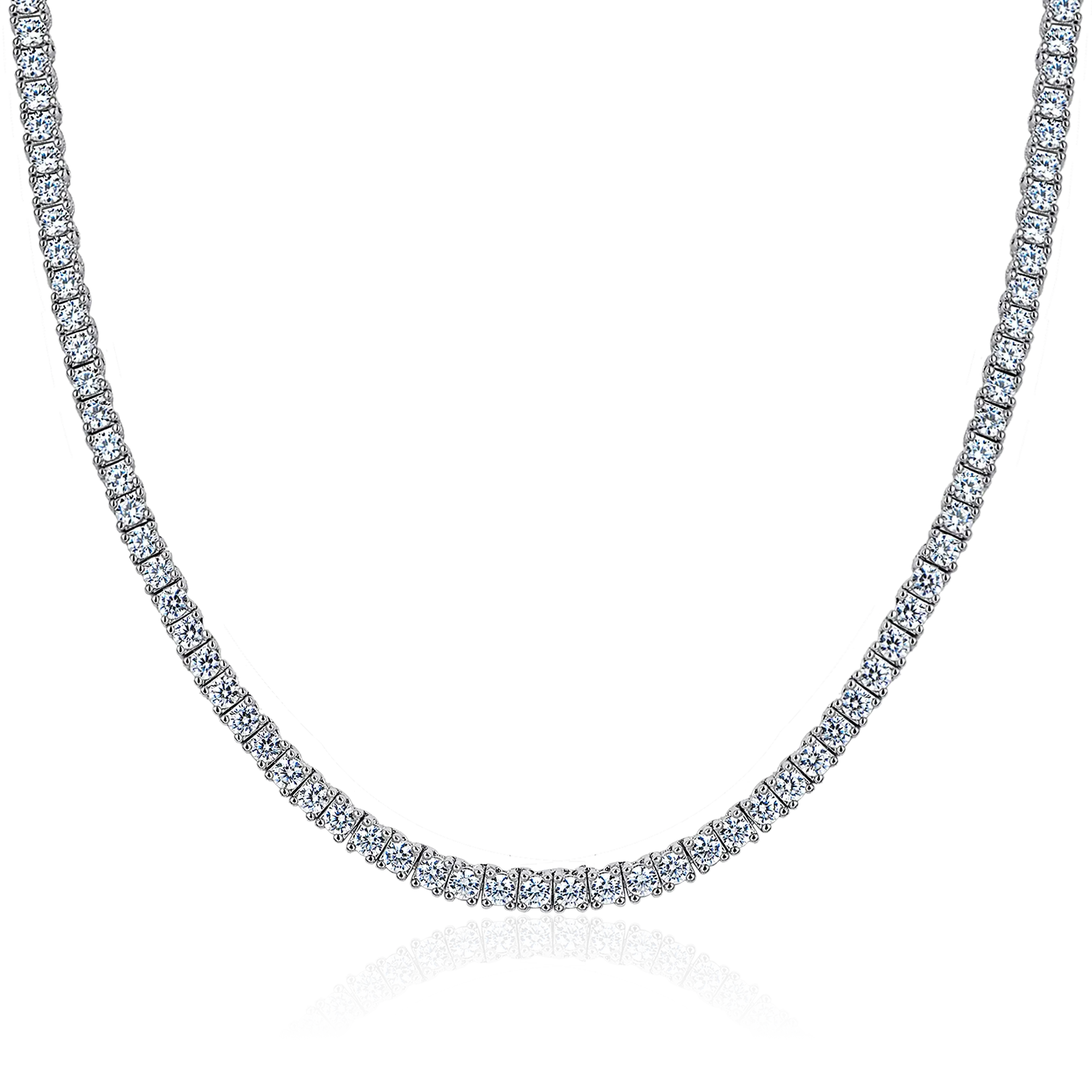Brass Iced Tennis Chain - 3mm