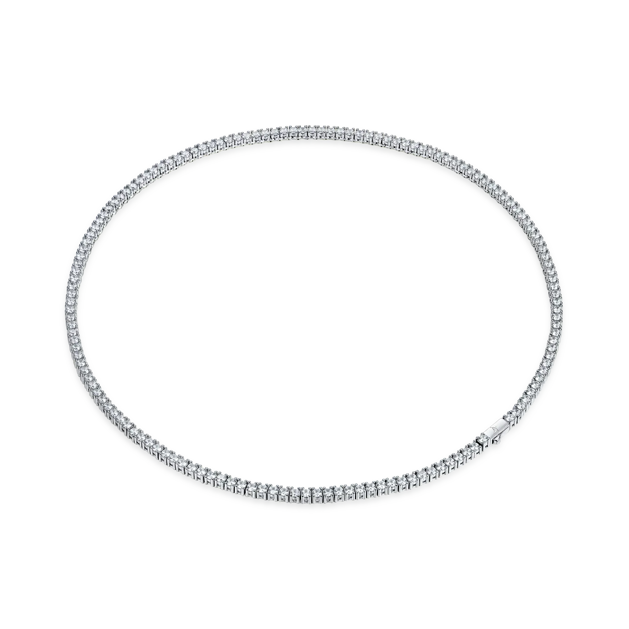 Brass Iced Tennis Chain - 3mm - Image 4