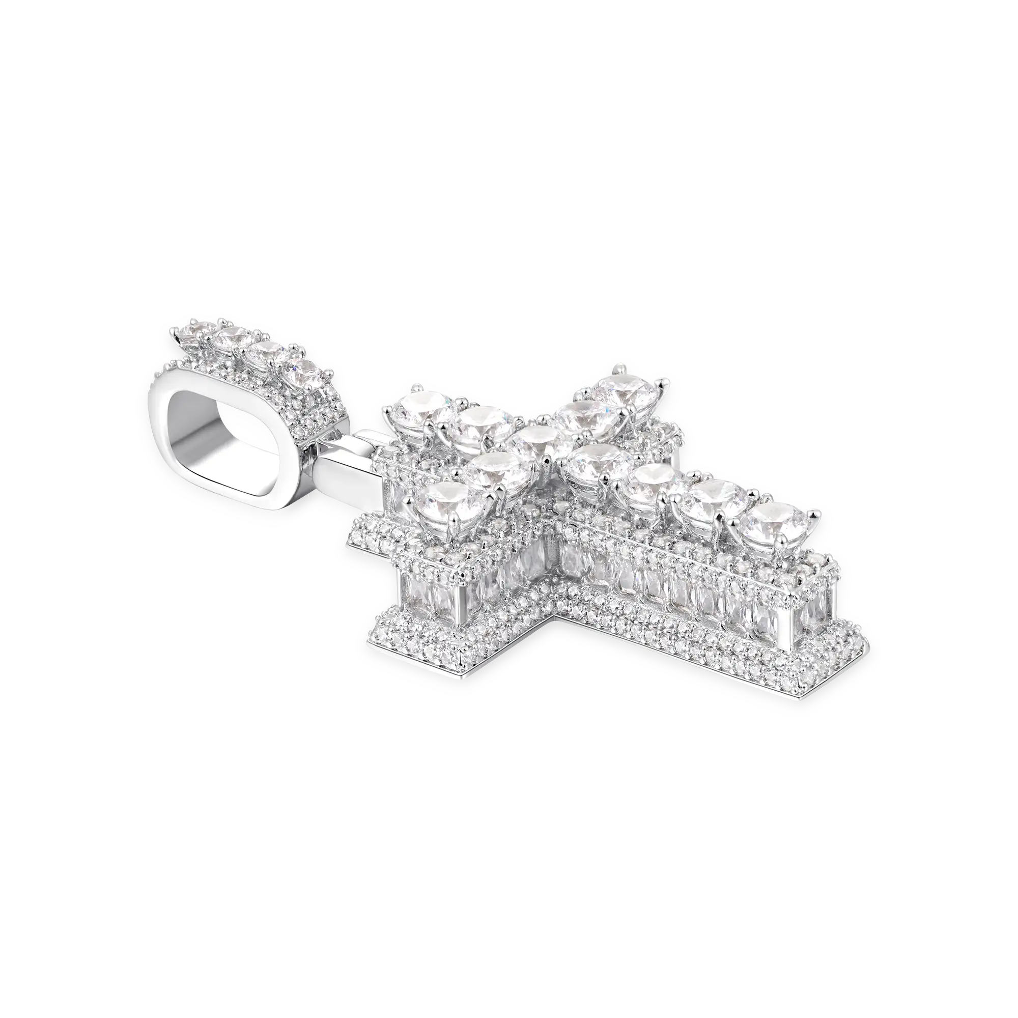 Brilliance Layered Cross Pendant - Image 8