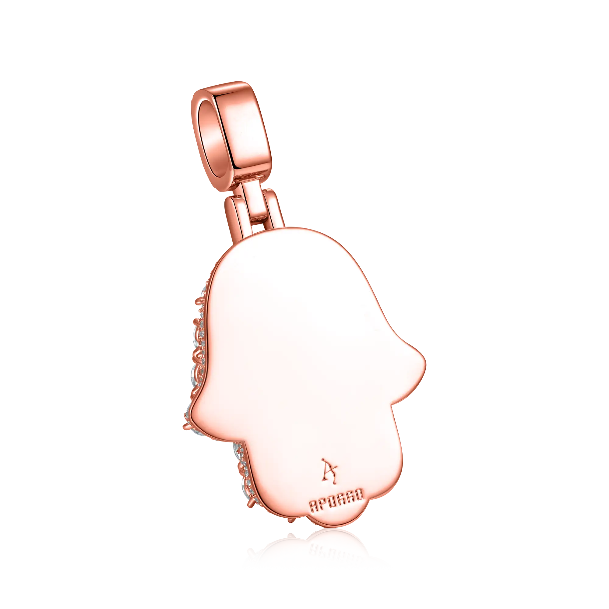 Brilliance Layered Hamsa Pendant - Image 12