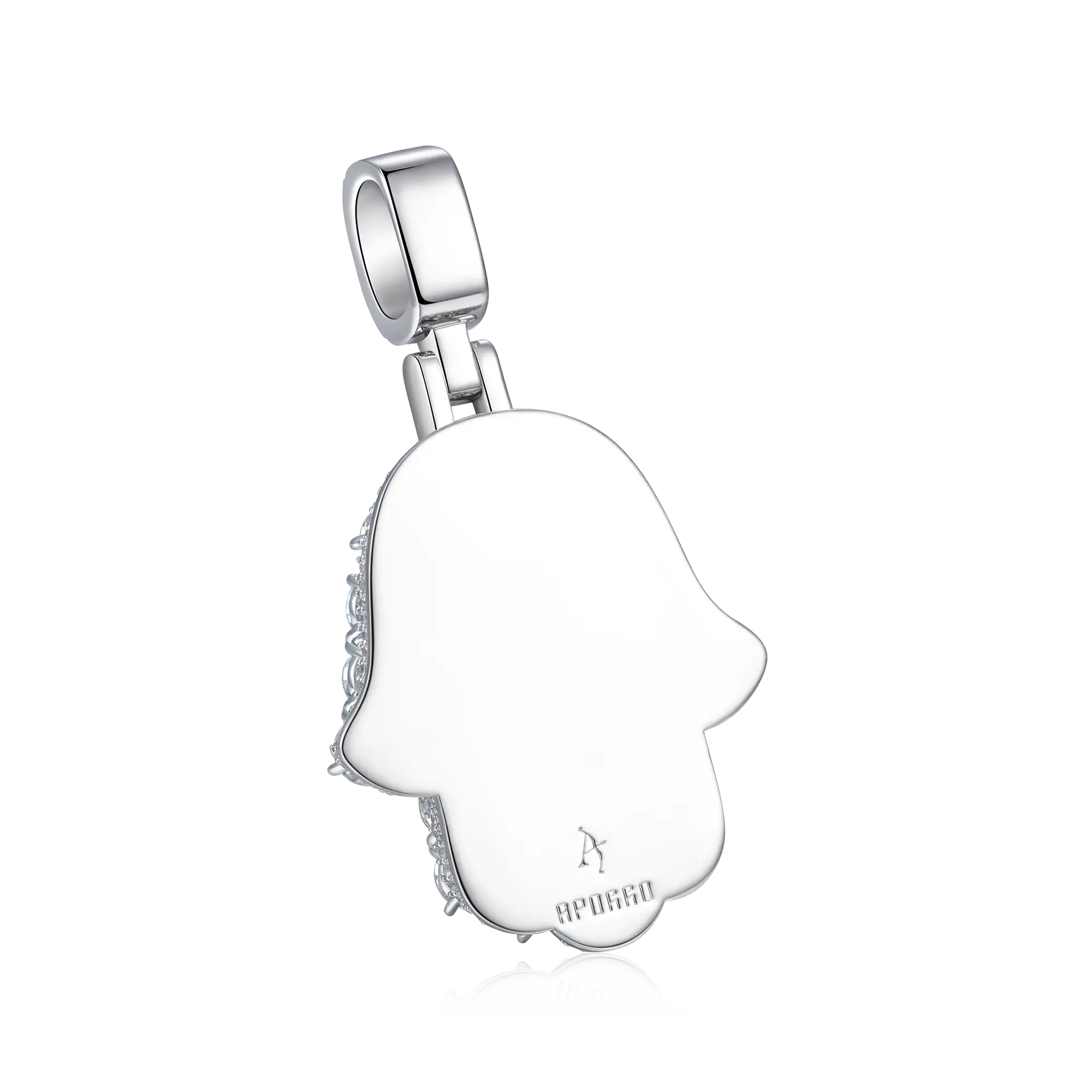 Brilliance Layered Hamsa Pendant - Image 5