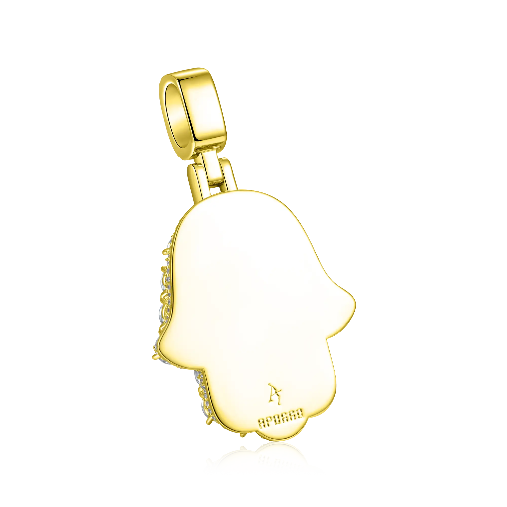 Brilliance Layered Hamsa Pendant - Image 9