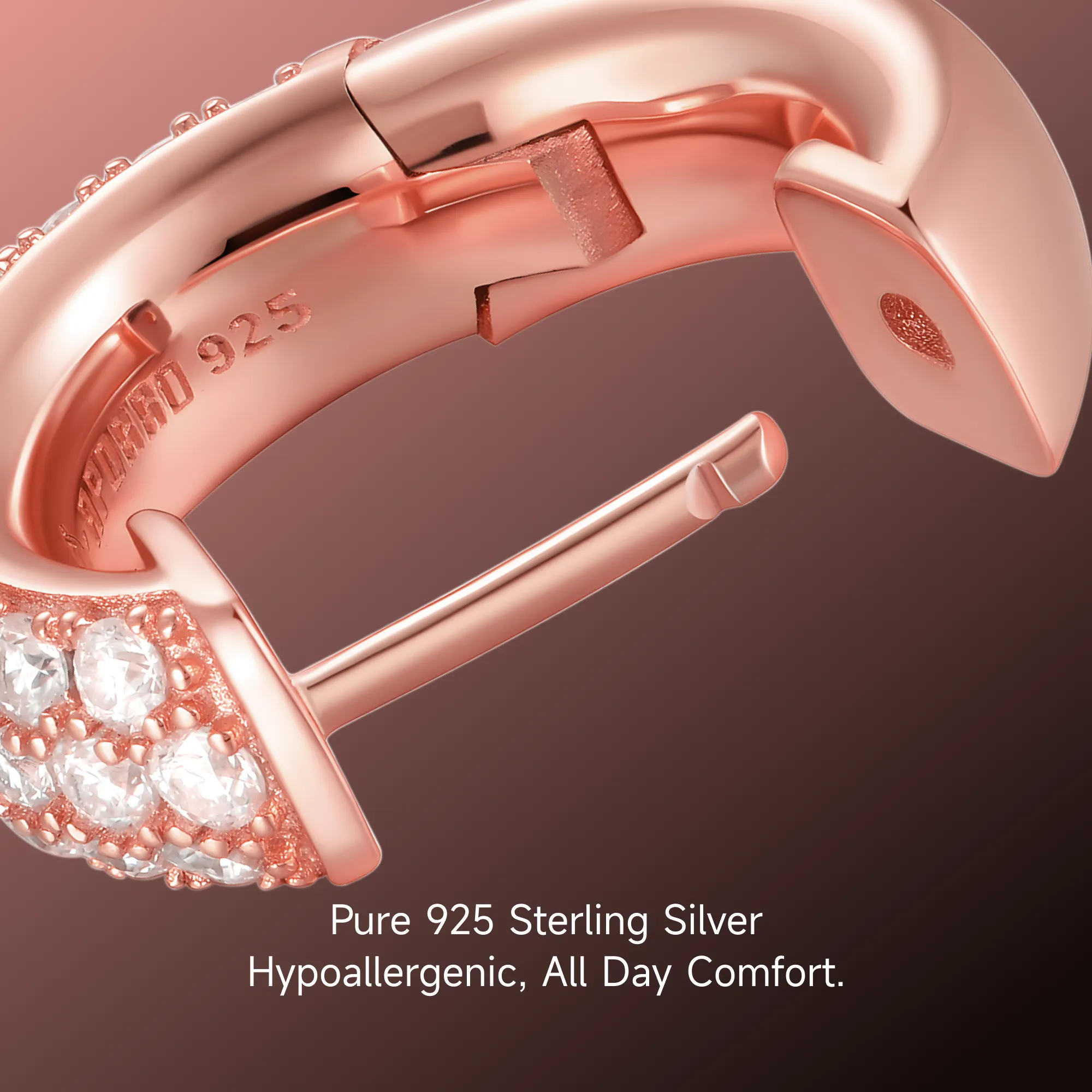 S925 Cluster Hoop Earring - Image 20