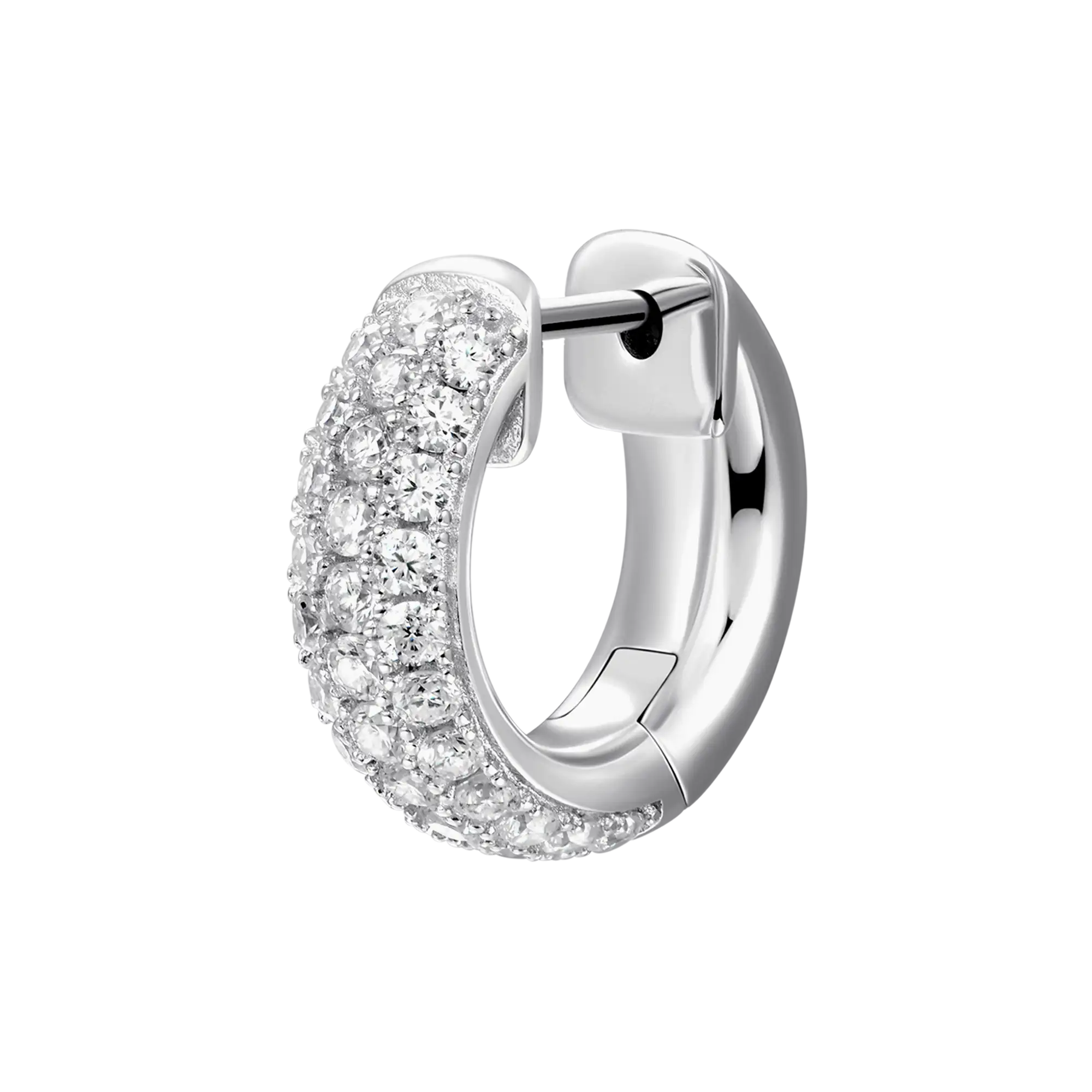 S925 Cluster Hoop Earring - Image 6