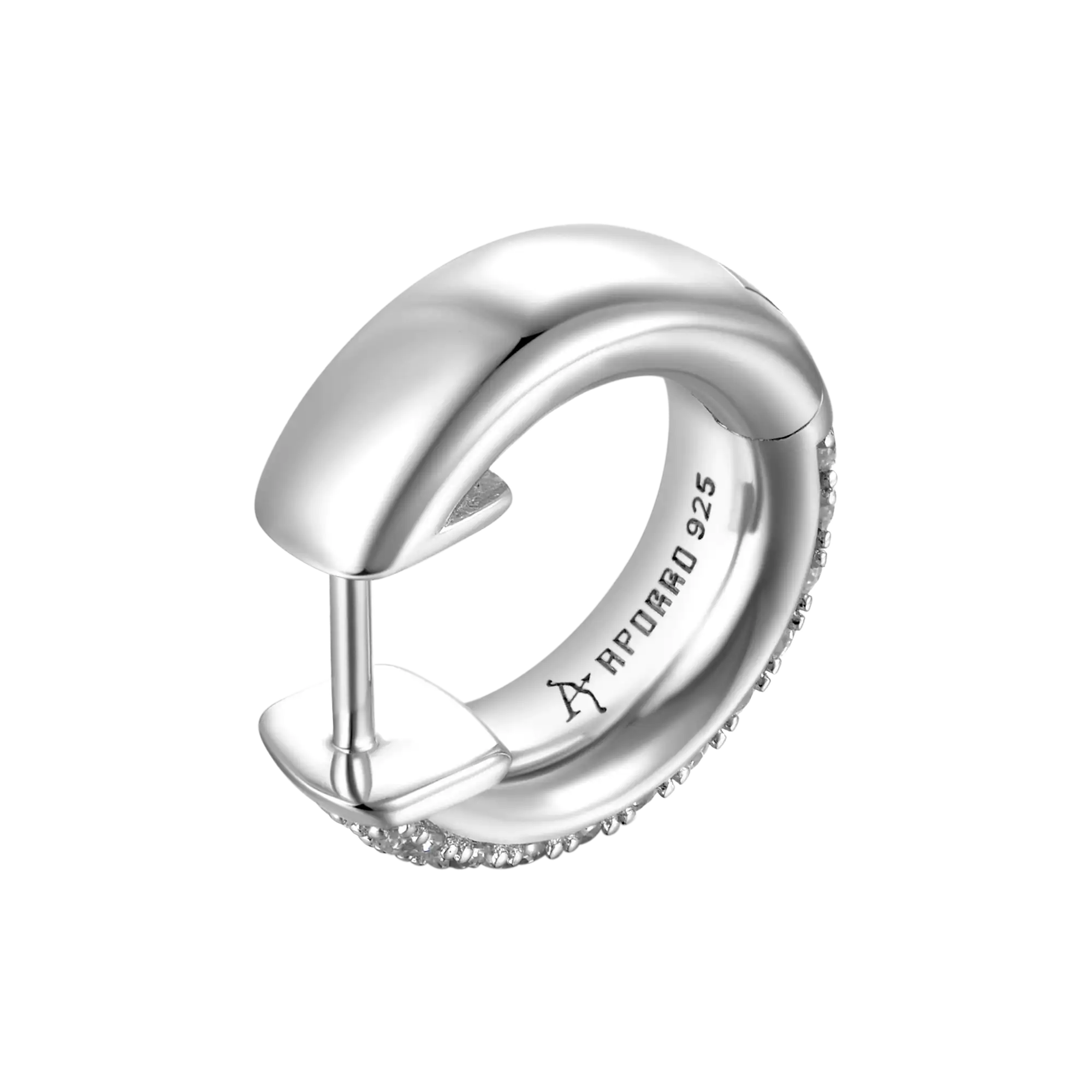 S925 Cluster Hoop Earring - Image 8