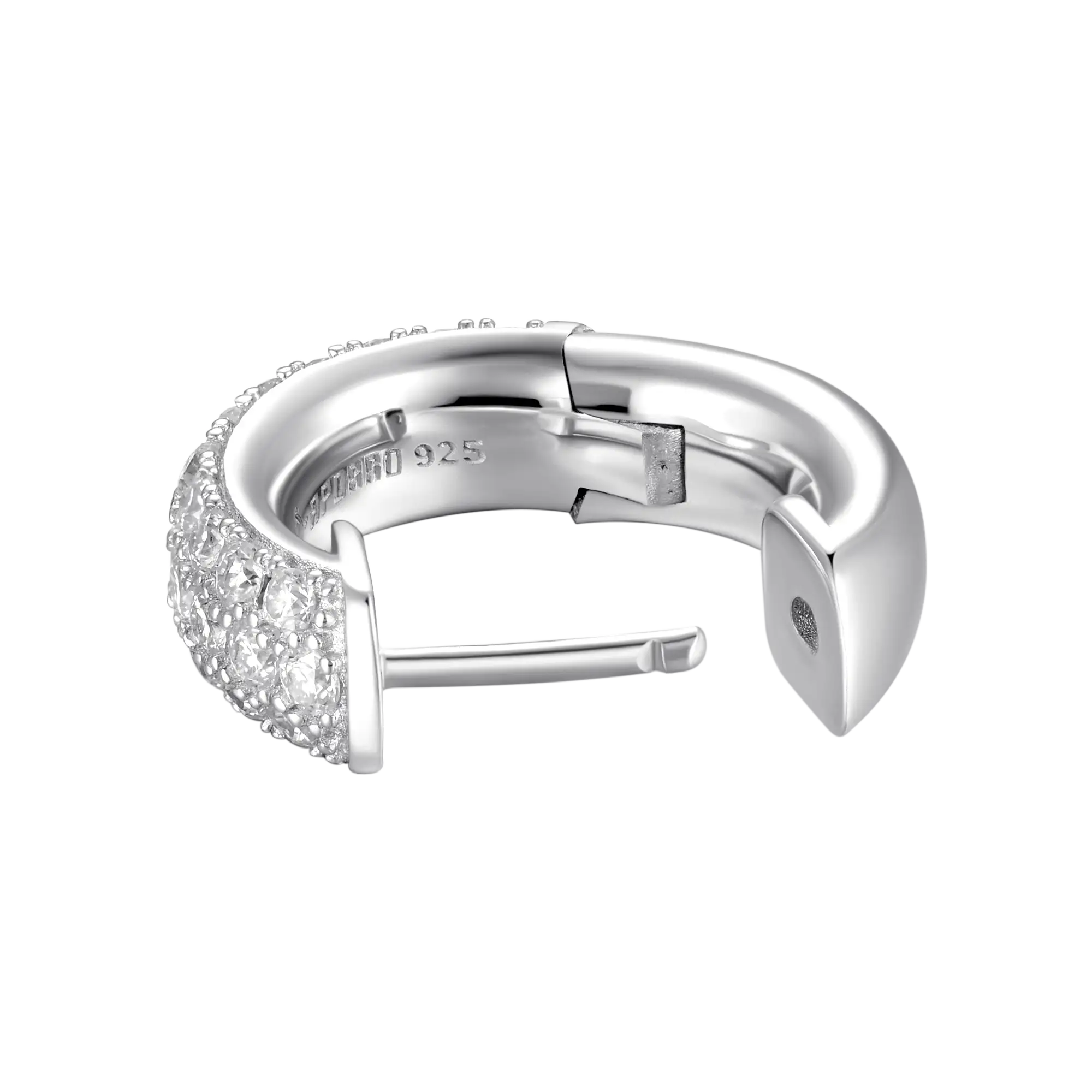S925 Cluster Hoop Earring - Image 9