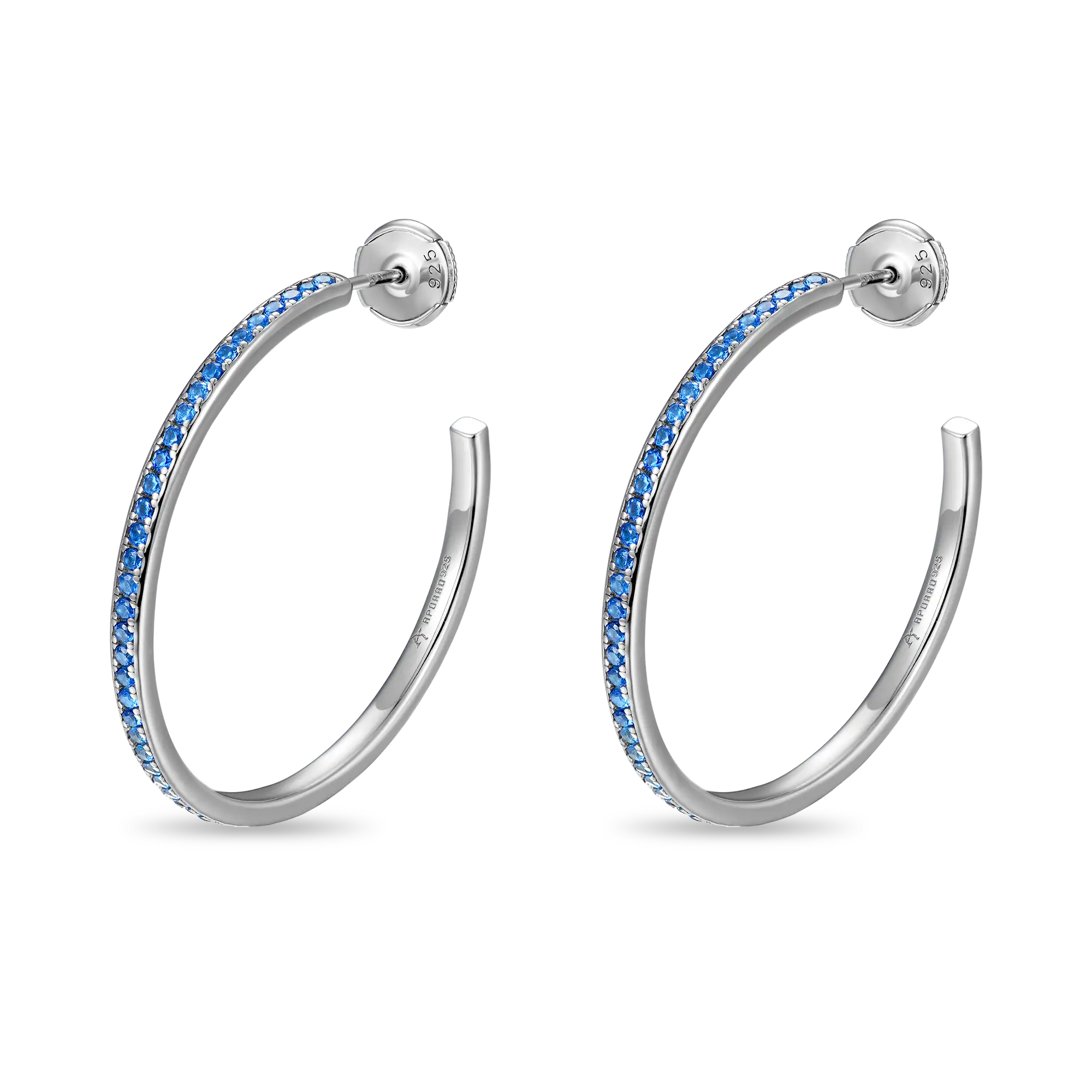 Color Gradient One Row Hoop Earring - Single - Image 3