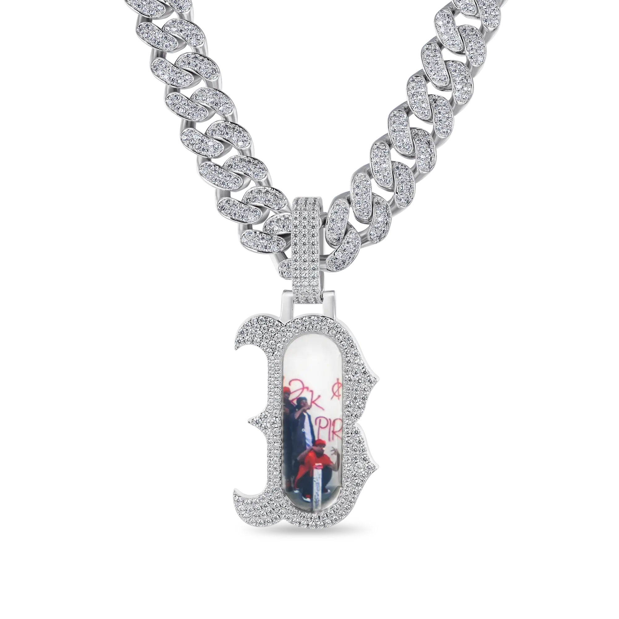 Custom Bosox Letter Photo Pendant - Image 10