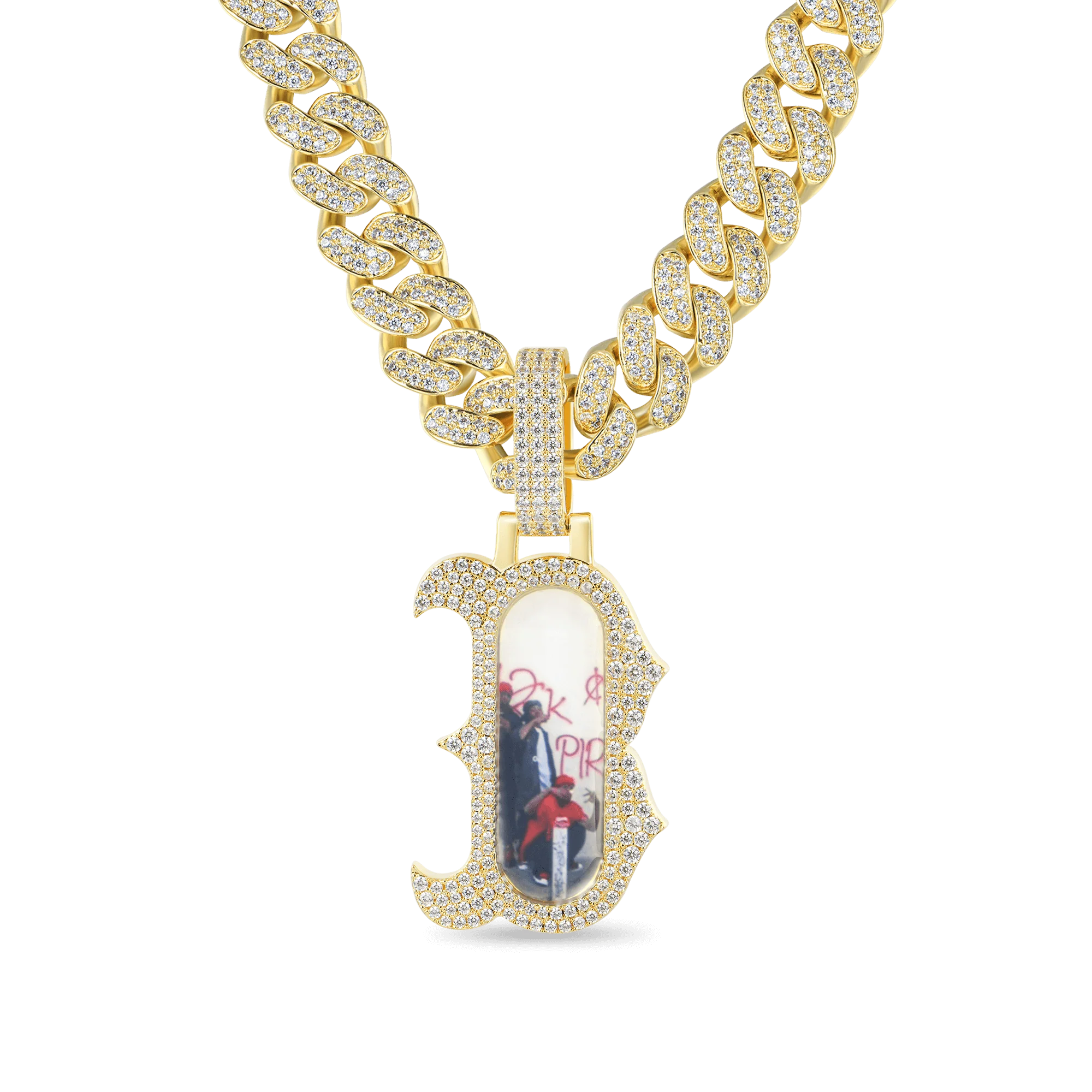 Custom Bosox Letter Photo Pendant - Image 7