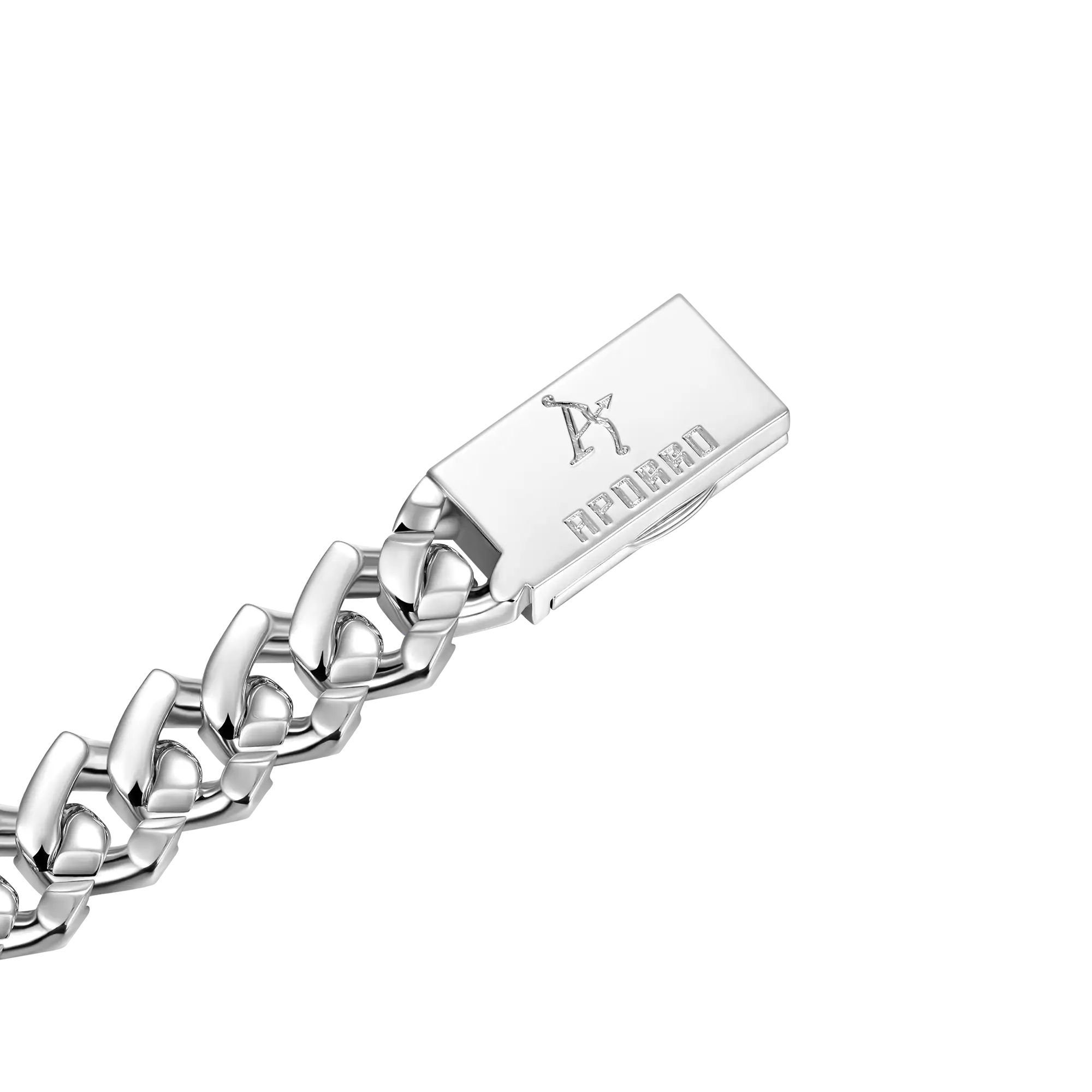 Custom Plain Gold Prong Bracelet - White Gold - Image 4