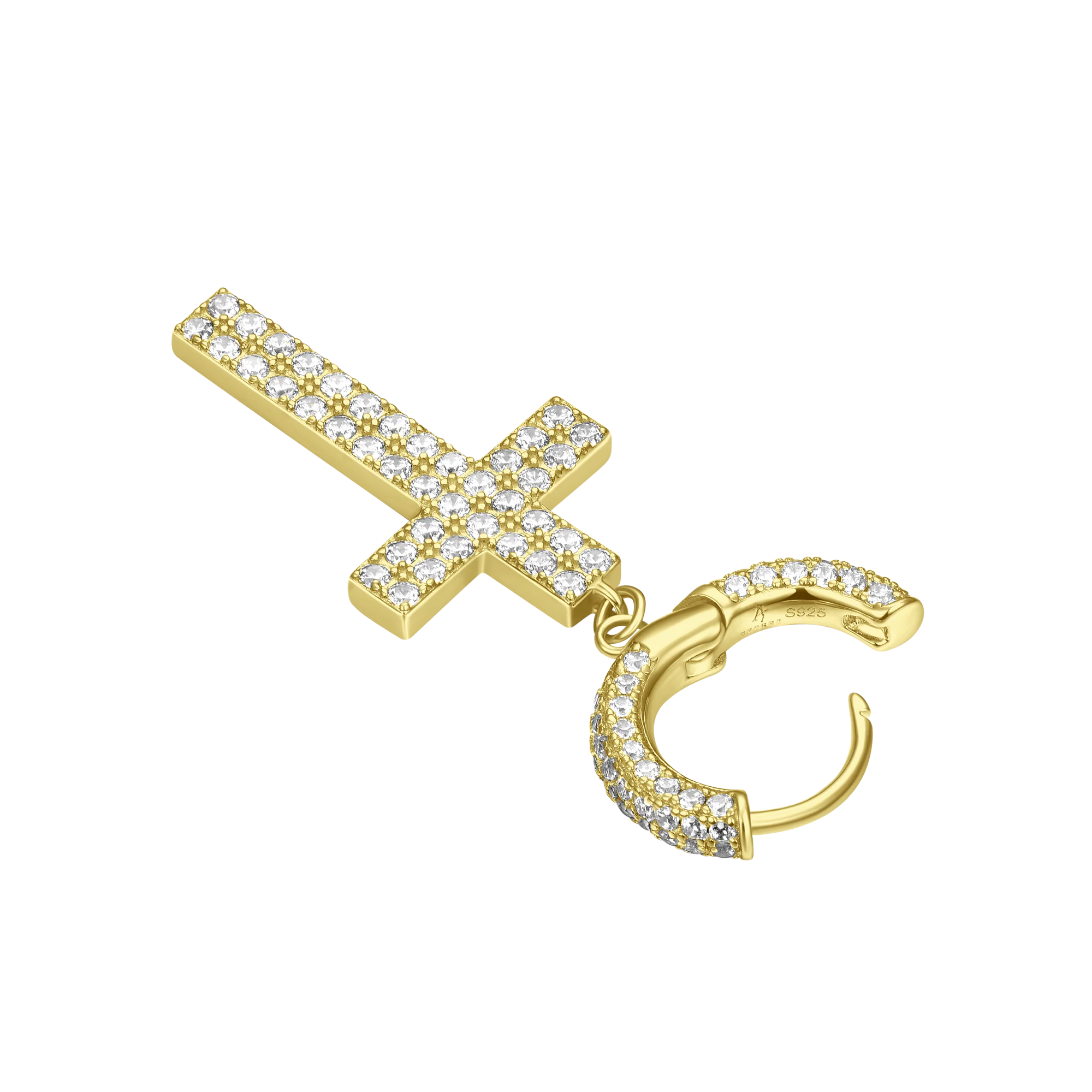 Cross Dangly Earring - Single - Image 10