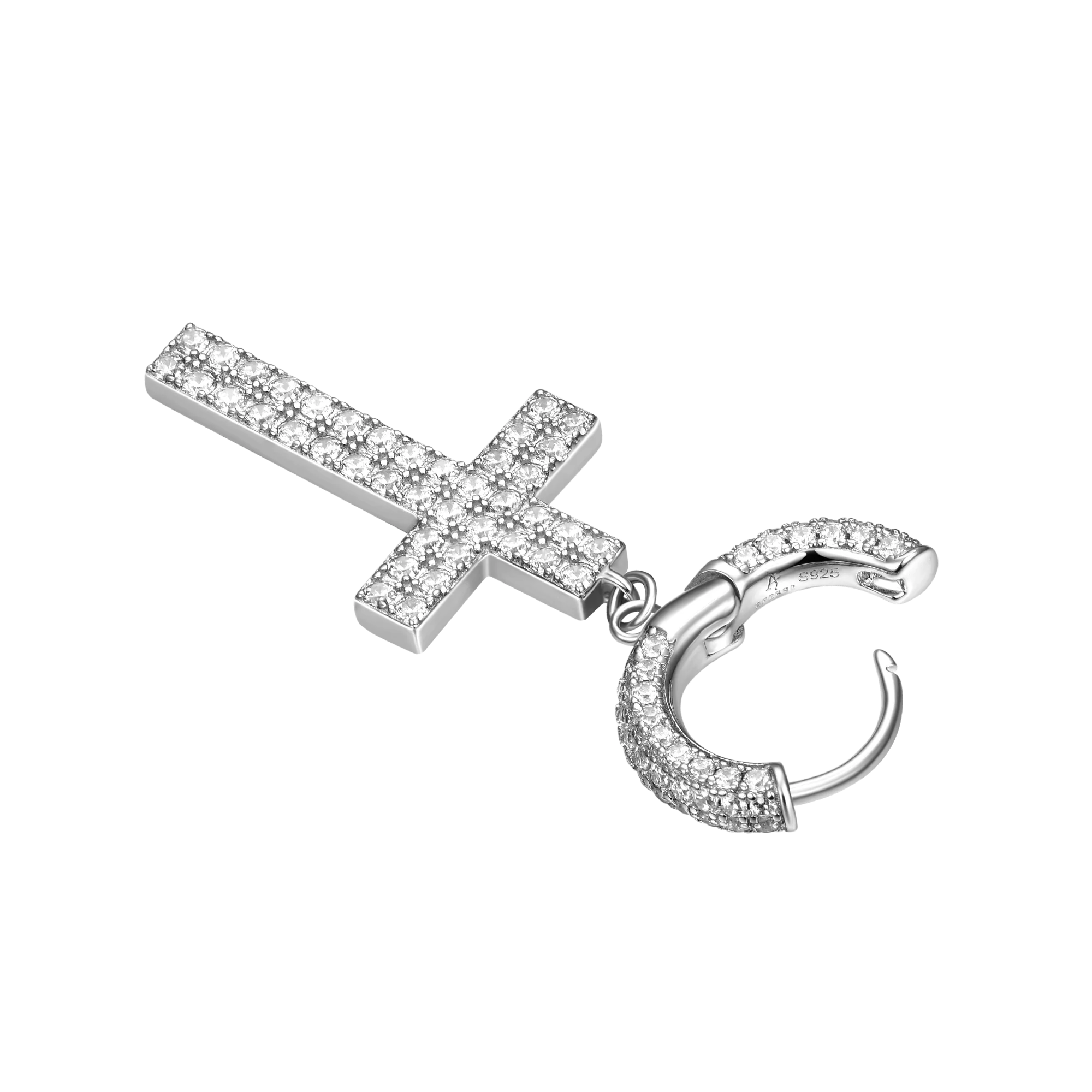 Cross Dangly Earring - Single - Image 3