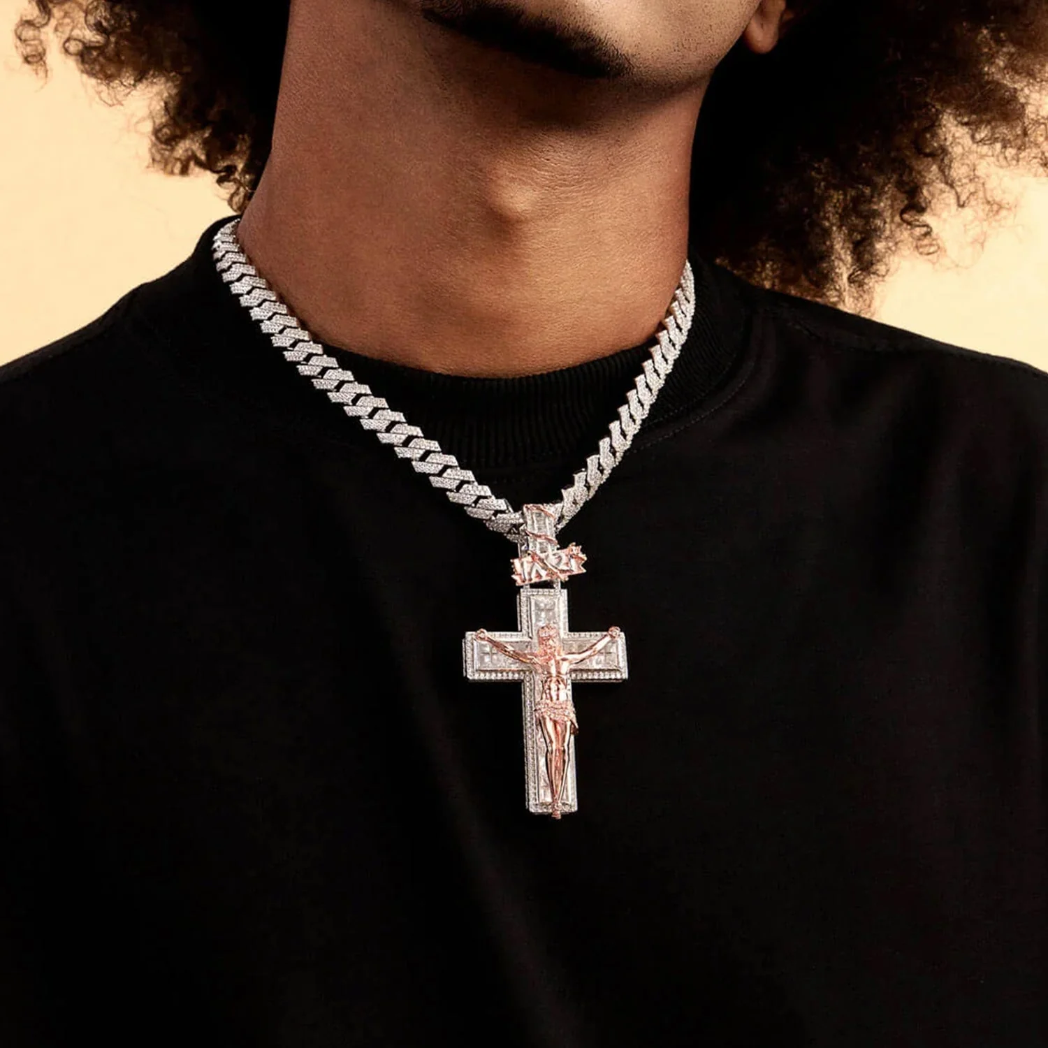 Crucifixion of Jesus Pendant - Large - Image 2