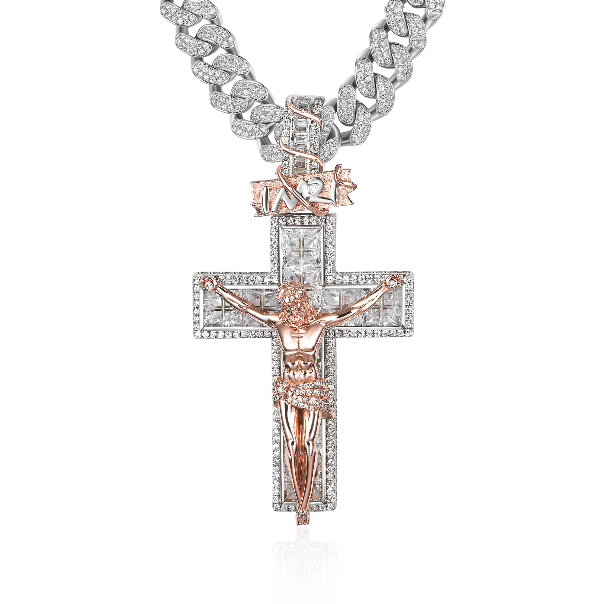Crucifixion of Jesus Pendant - Large - Image 4