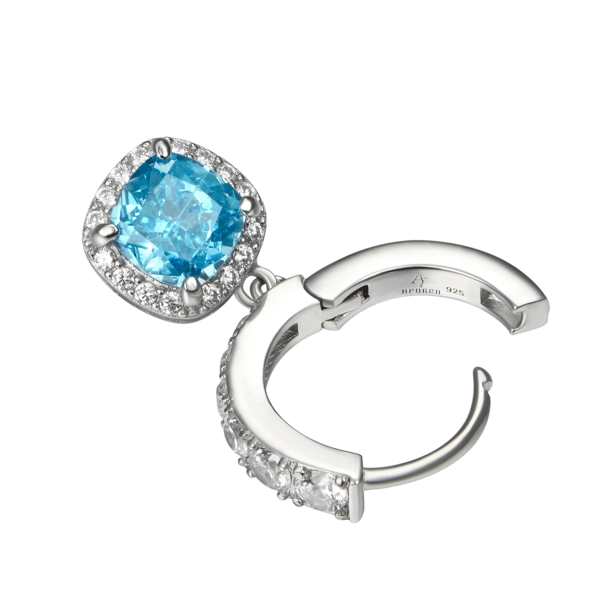 Single Crushed Ice Dangly Earring - Image 3
