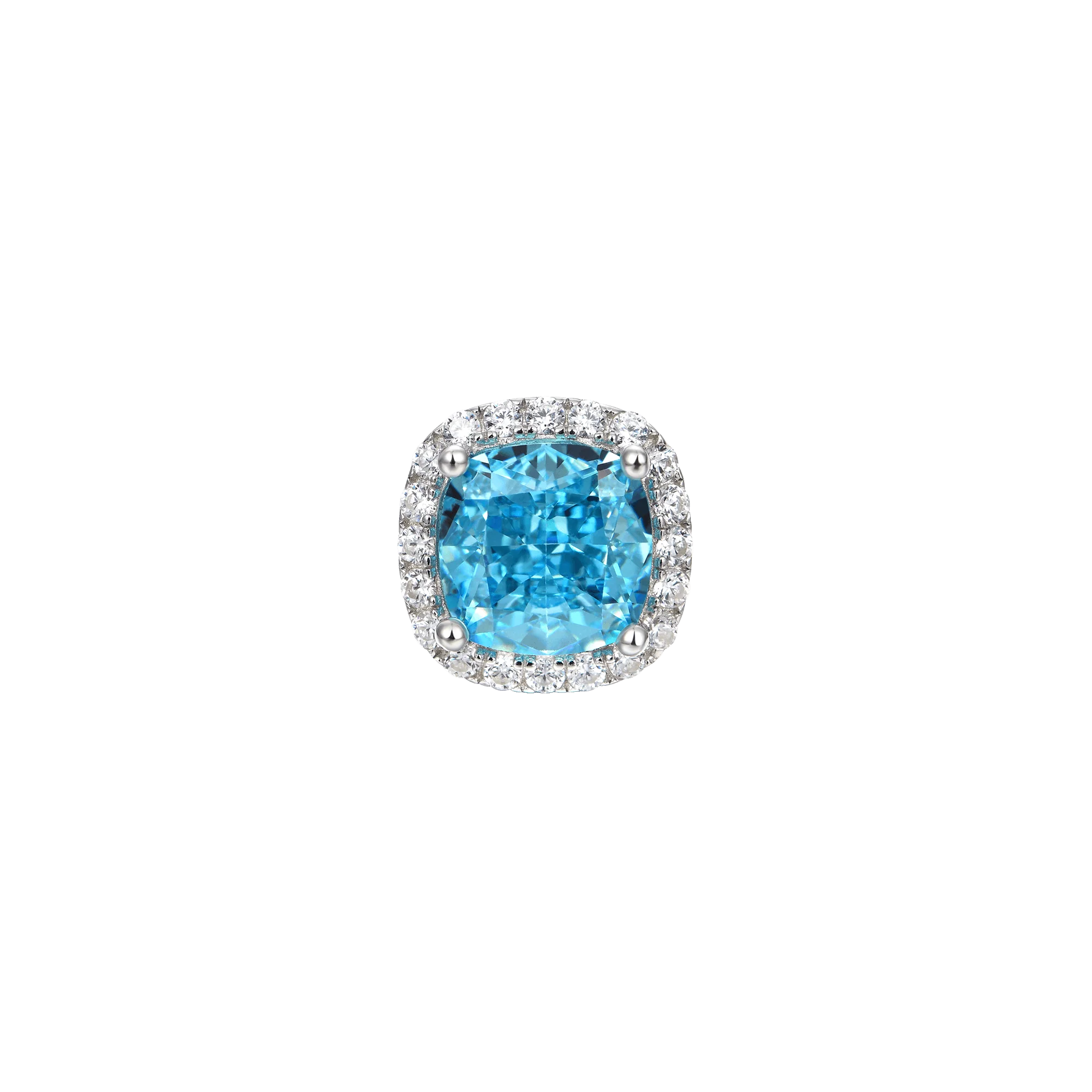 Single Crushed Ice Stud Earring