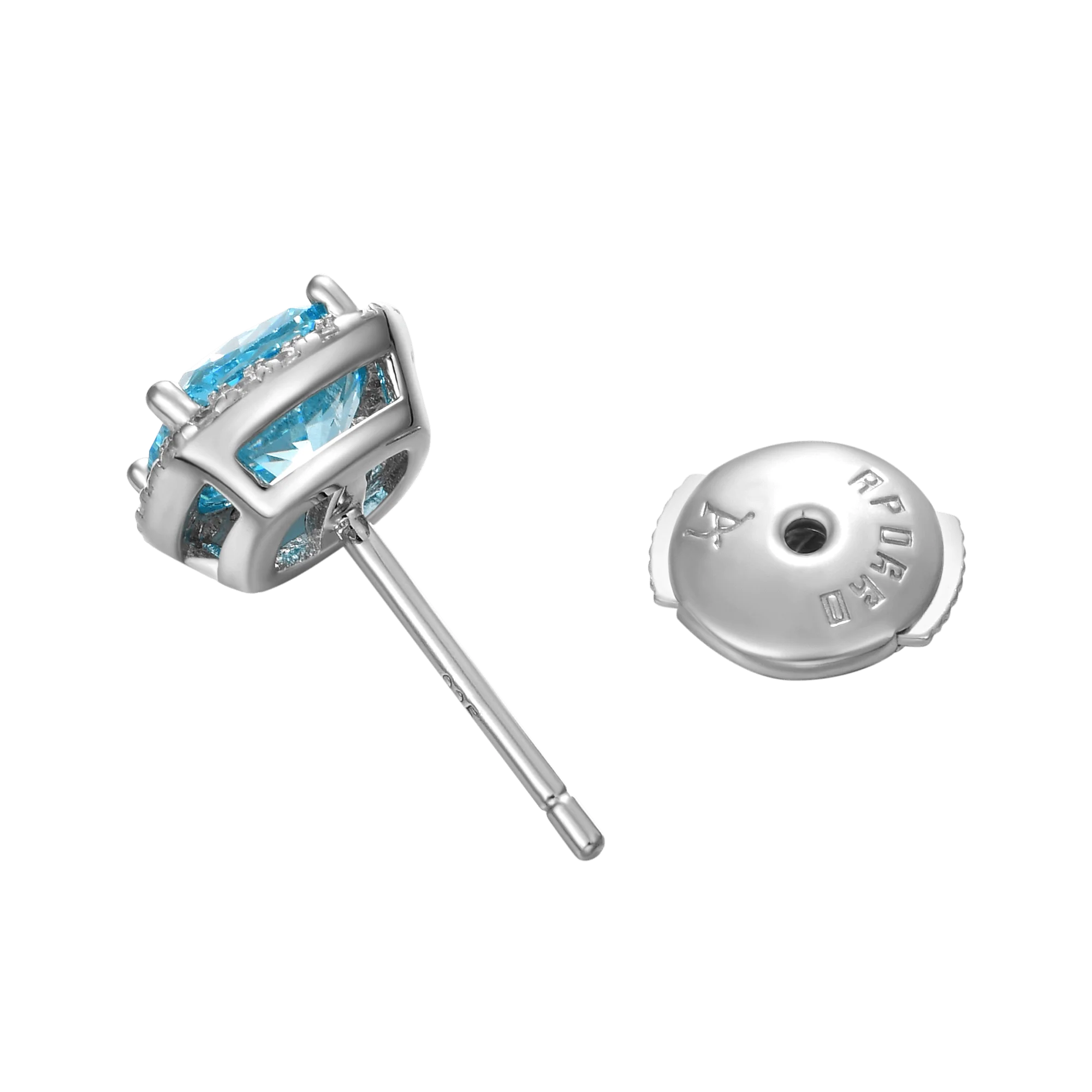 S925 Crushed Ice Stud Earring - Image 7