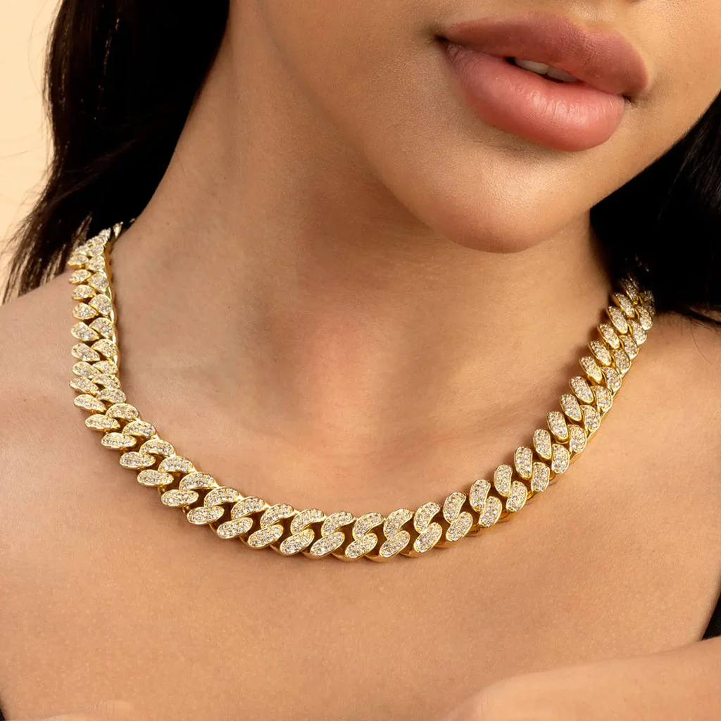 12mm A® Box Clasp Cuban Link Chain - Image 4