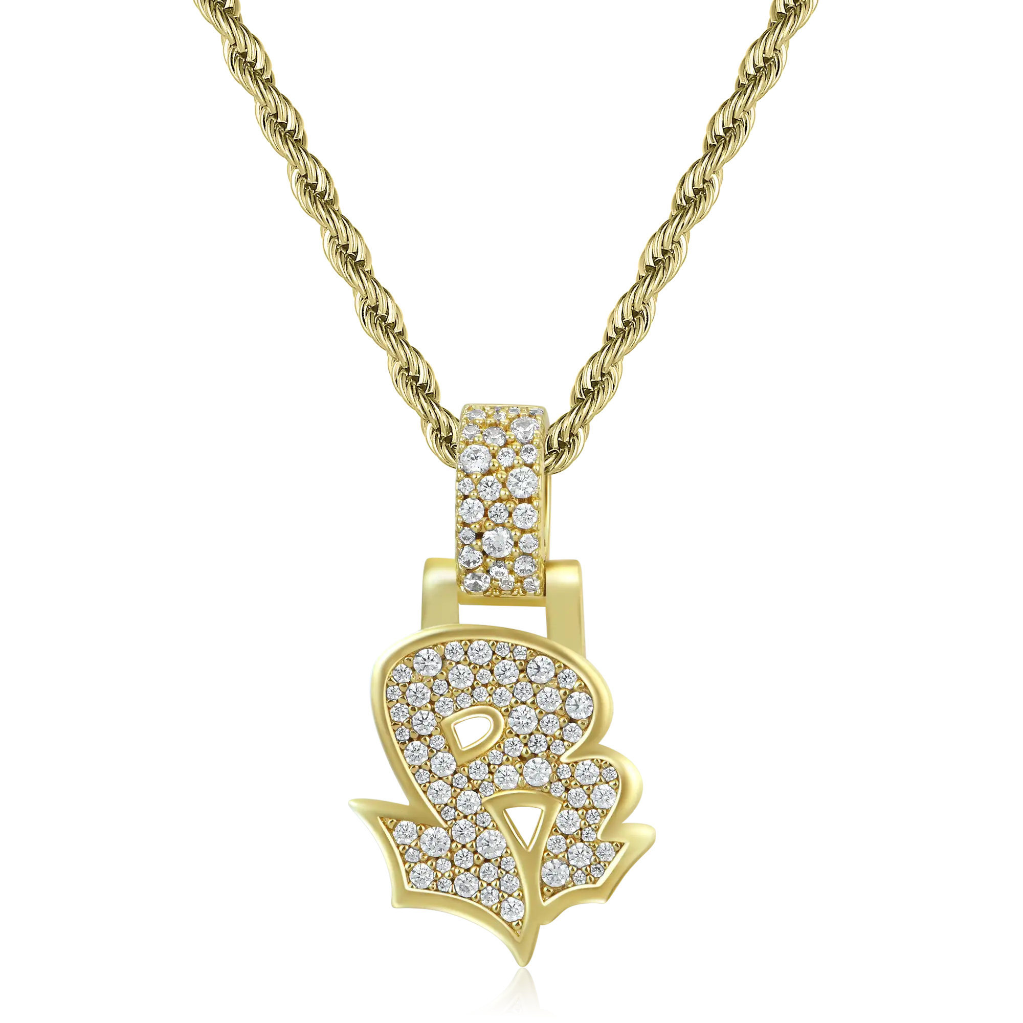 Custom Graffiti Font Letter Pendant - 20mm - Image 14