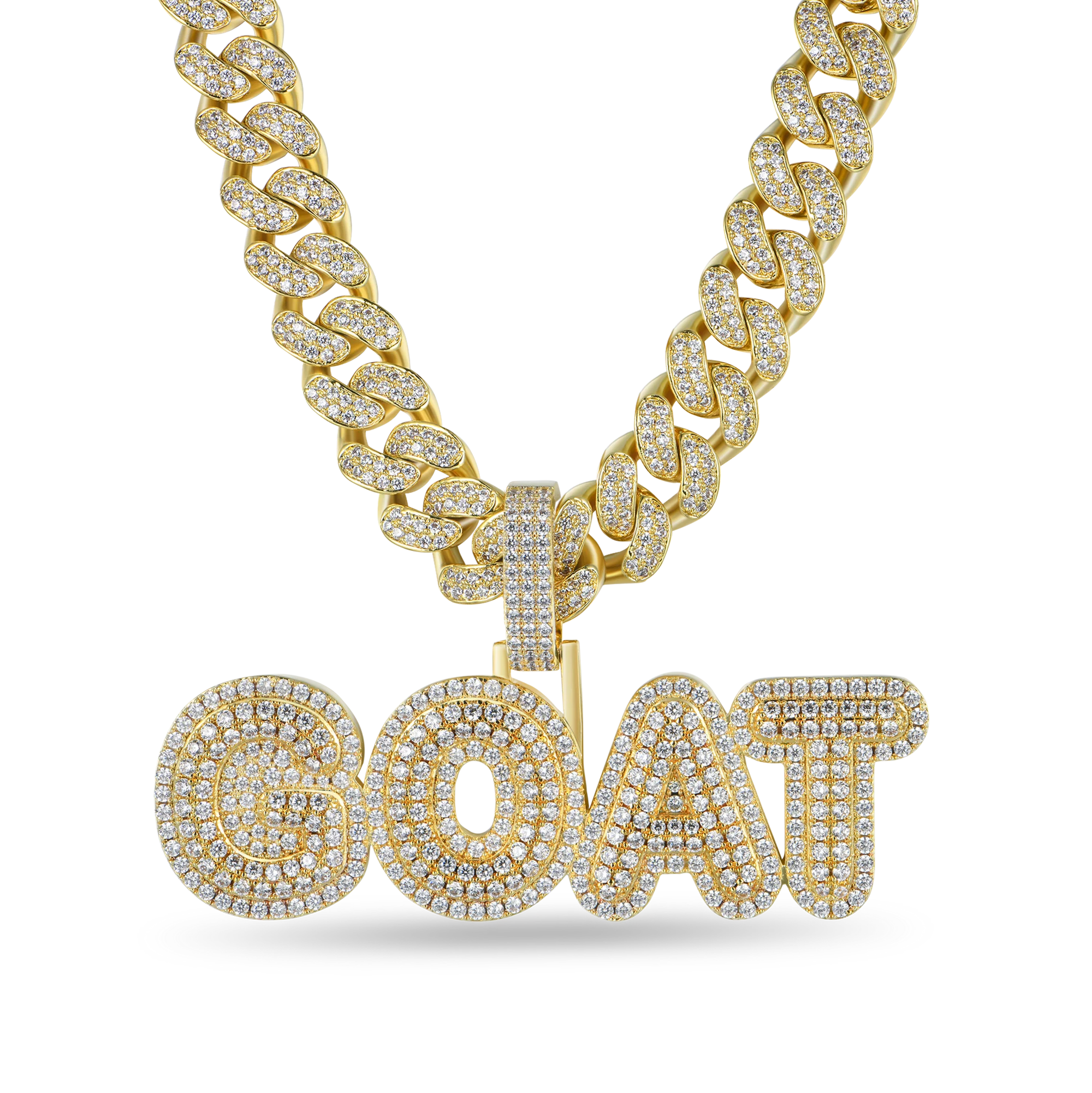 Custom Bubble Font Pendant