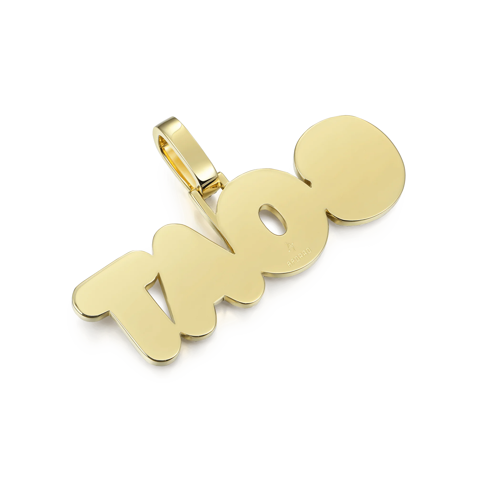 Custom Bubble Font Pendant - Image 5