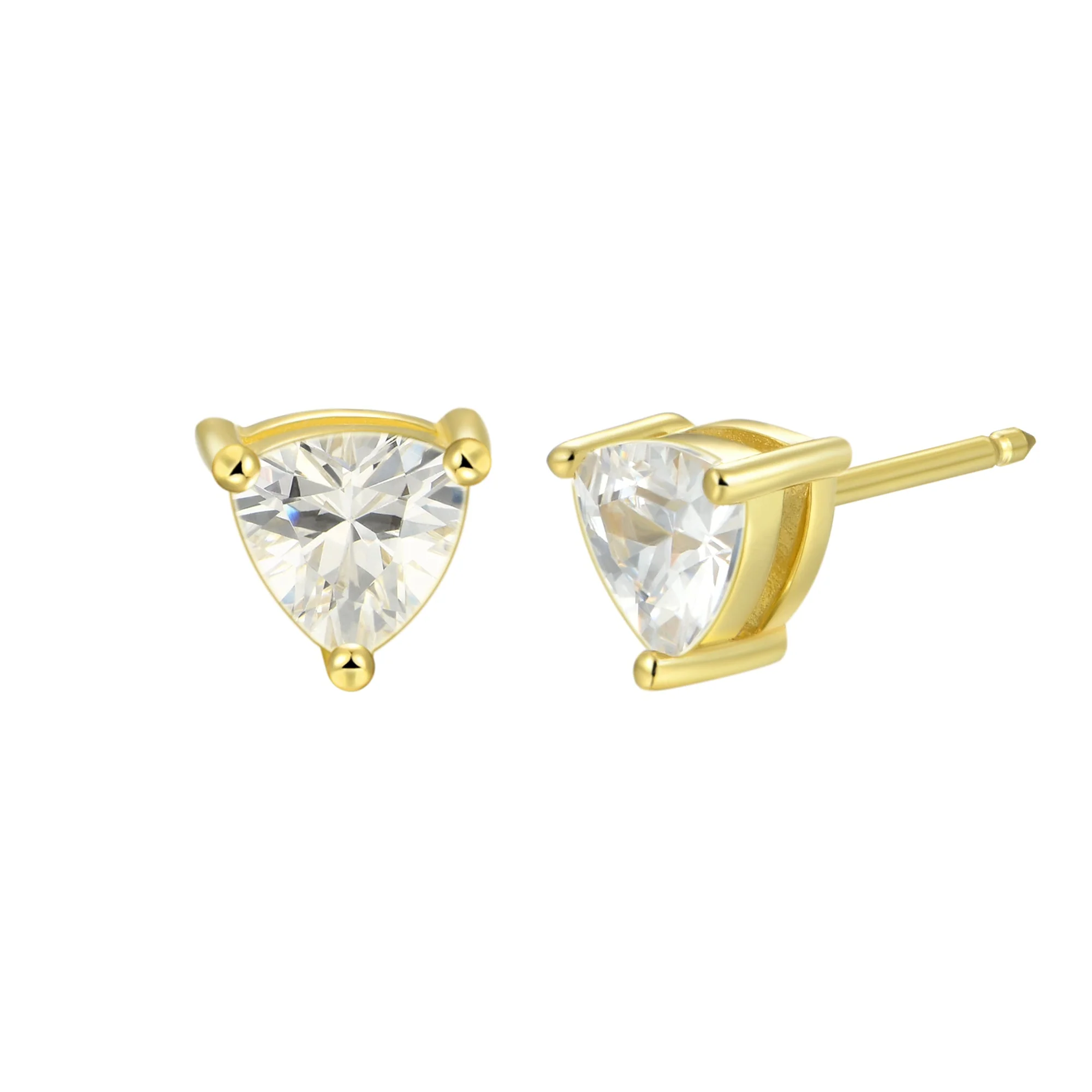 Custom Classic Moissanite Stud Earring - Image 103