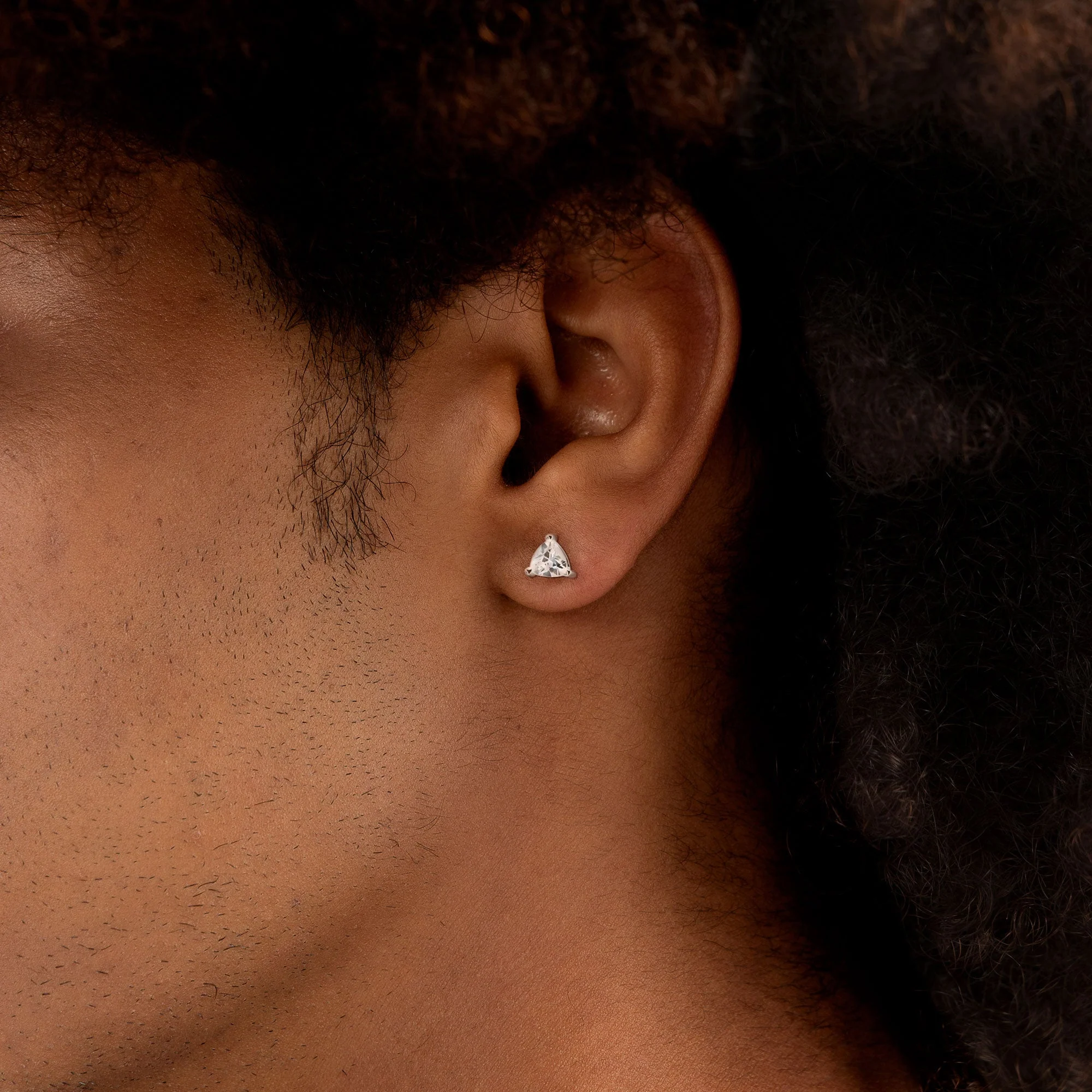 Custom Classic Moissanite Stud Earring - Image 110