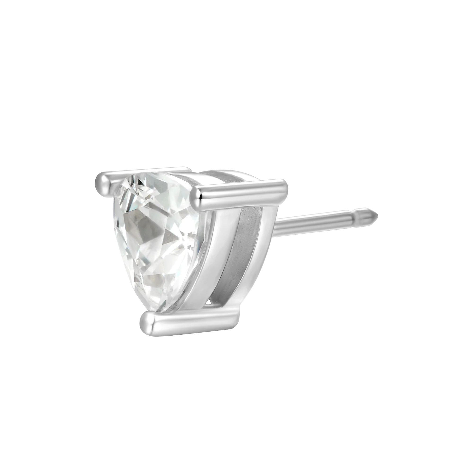 Custom Classic Moissanite Stud Earring - Image 112