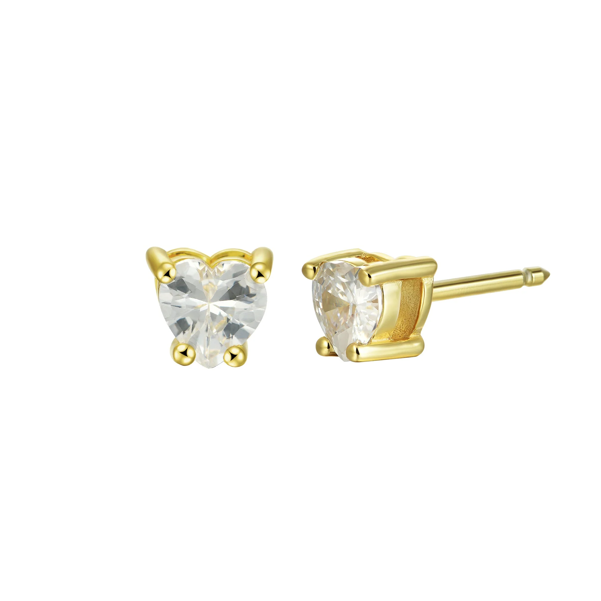 Custom Classic Moissanite Stud Earring - Image 127