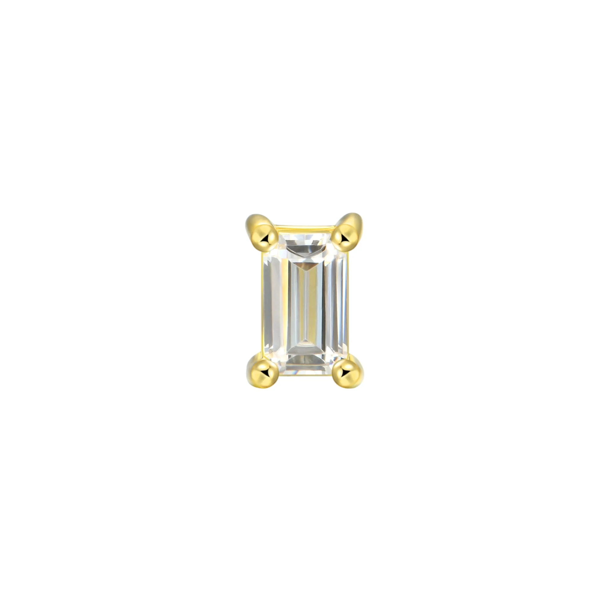 Custom Classic Moissanite Stud Earring - Image 167