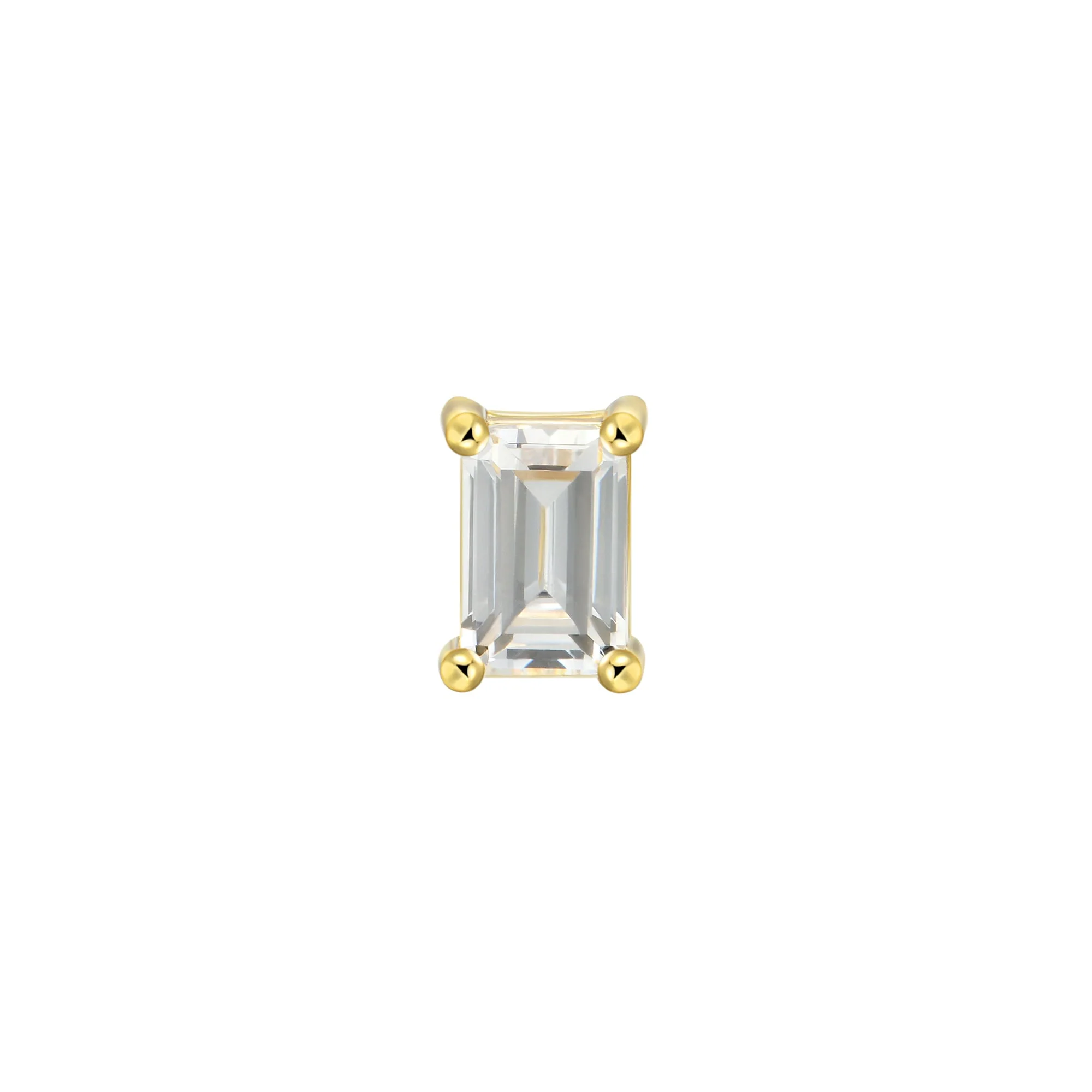 Custom Classic Moissanite Stud Earring - Image 179