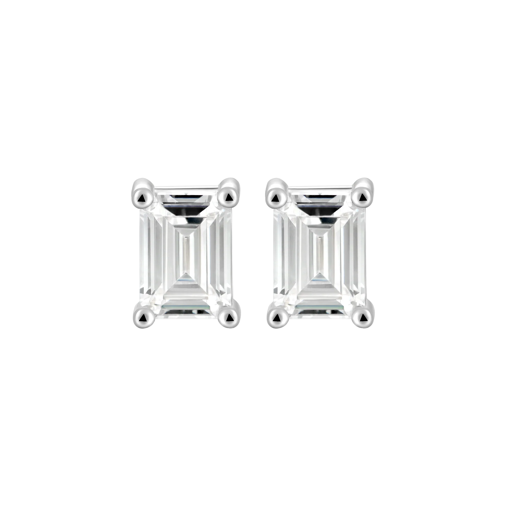 Custom Classic Moissanite Stud Earring - Image 186