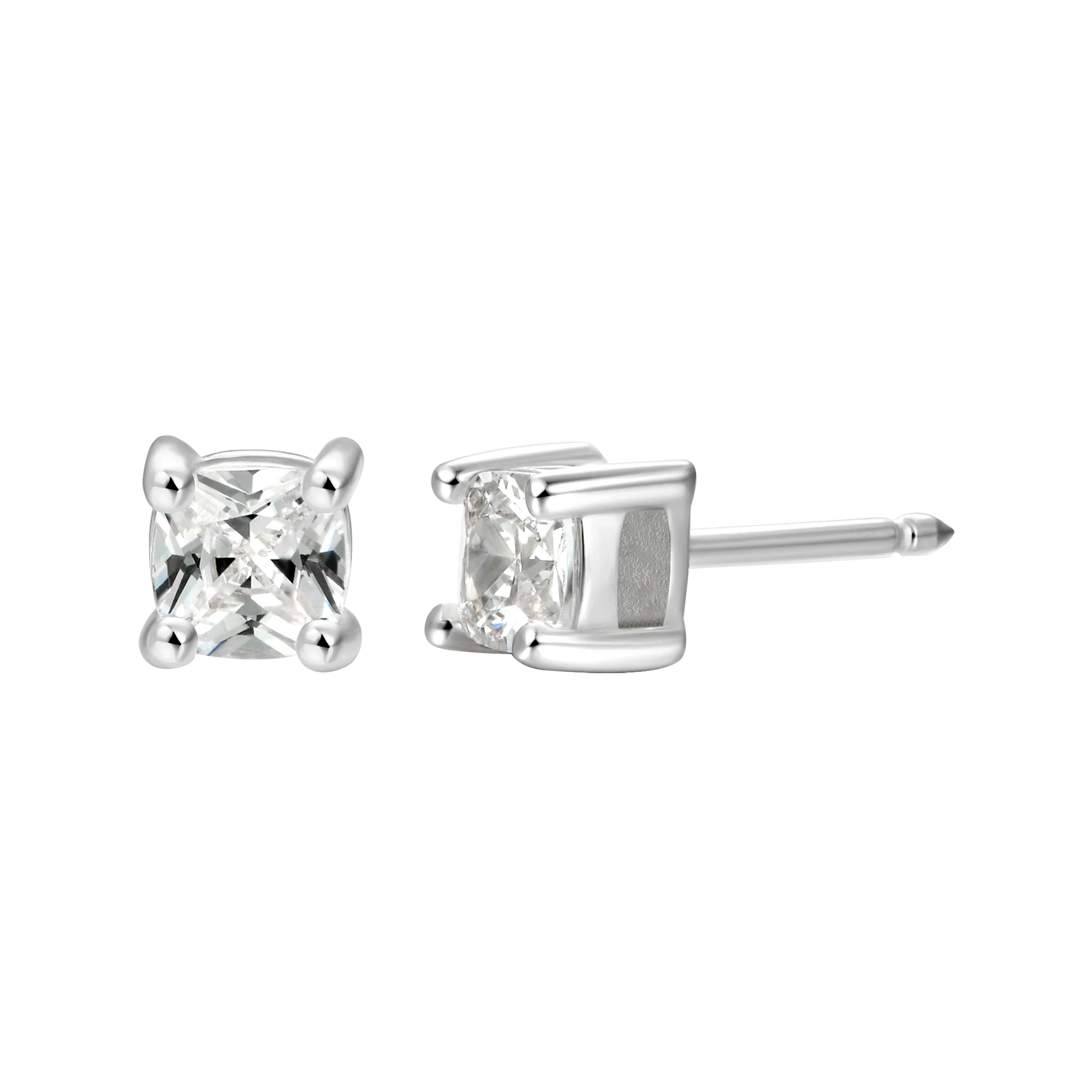 Custom Classic Moissanite Stud Earring - Image 193