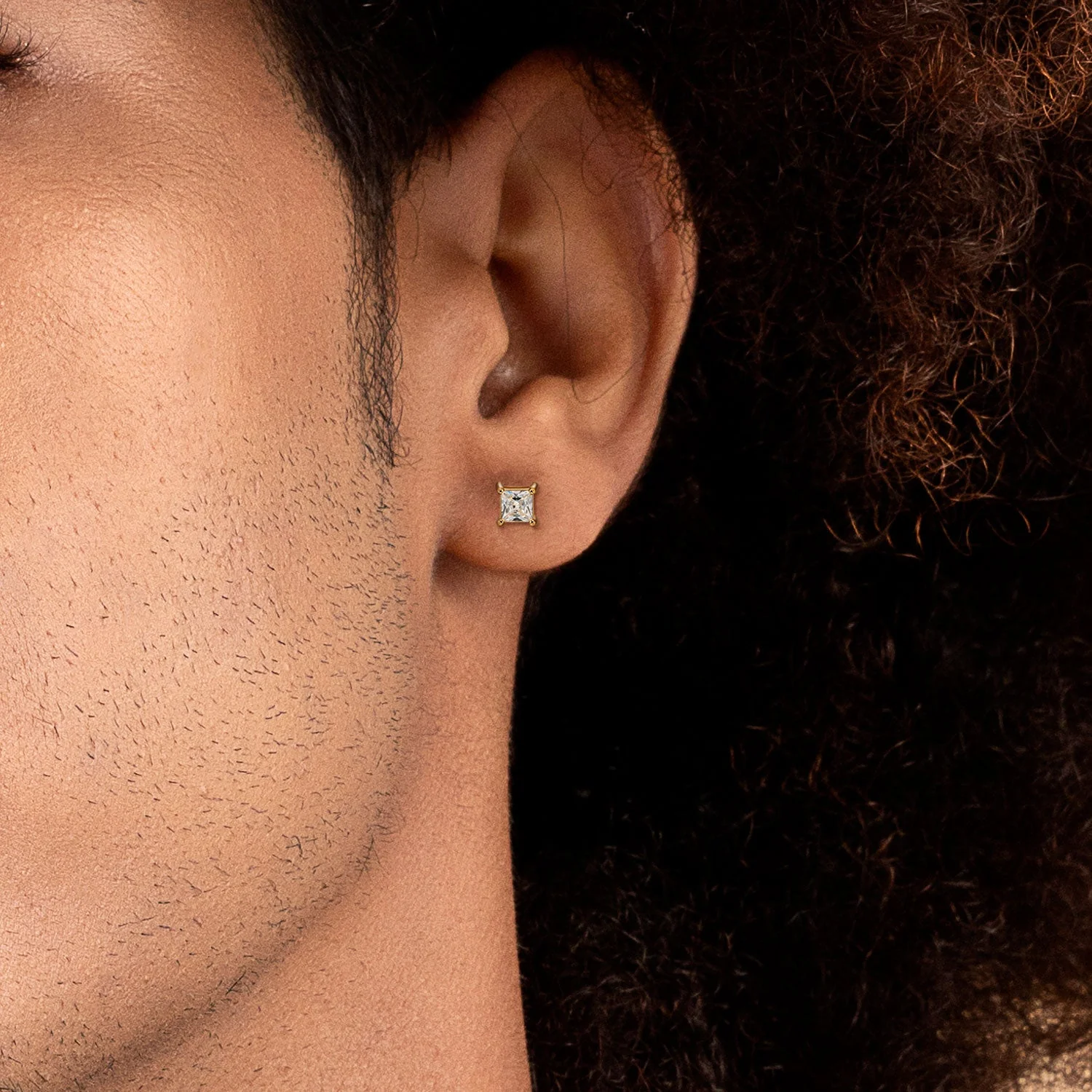 Custom Classic Moissanite Stud Earring - Image 20