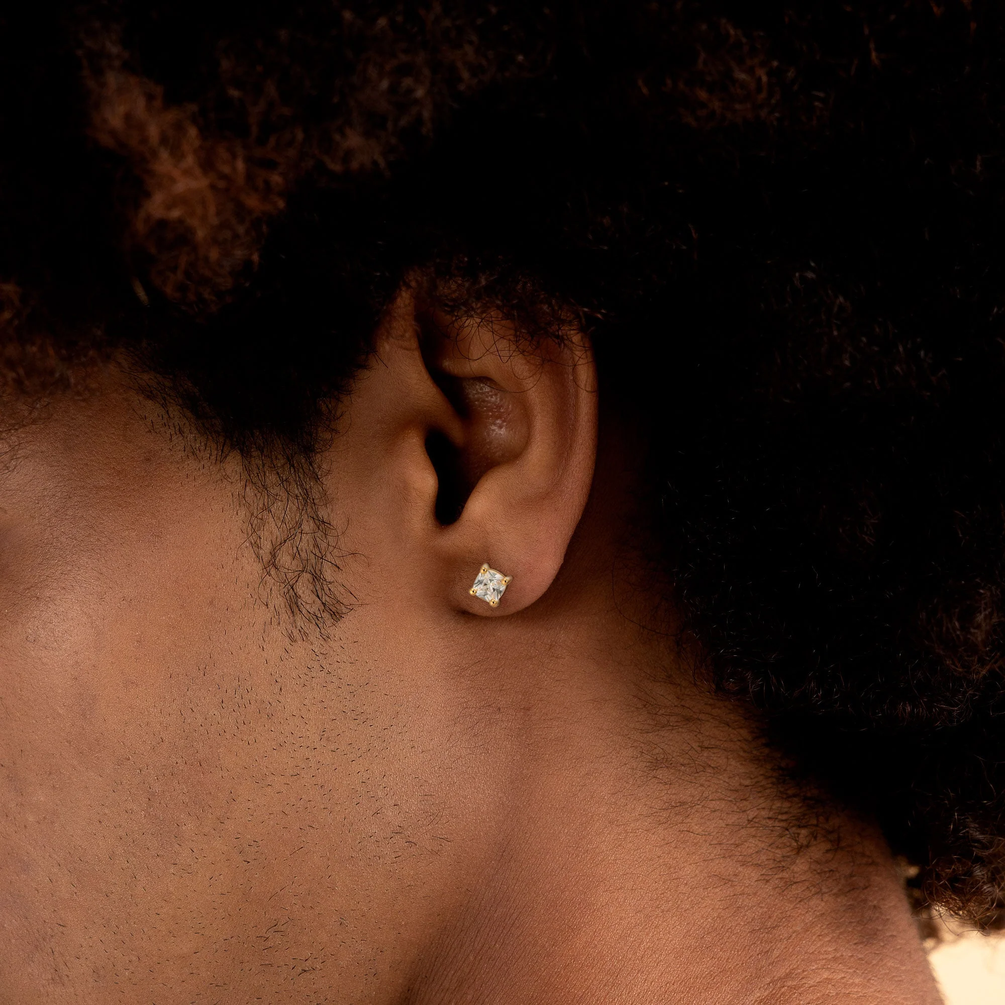 Custom Classic Moissanite Stud Earring - Image 200