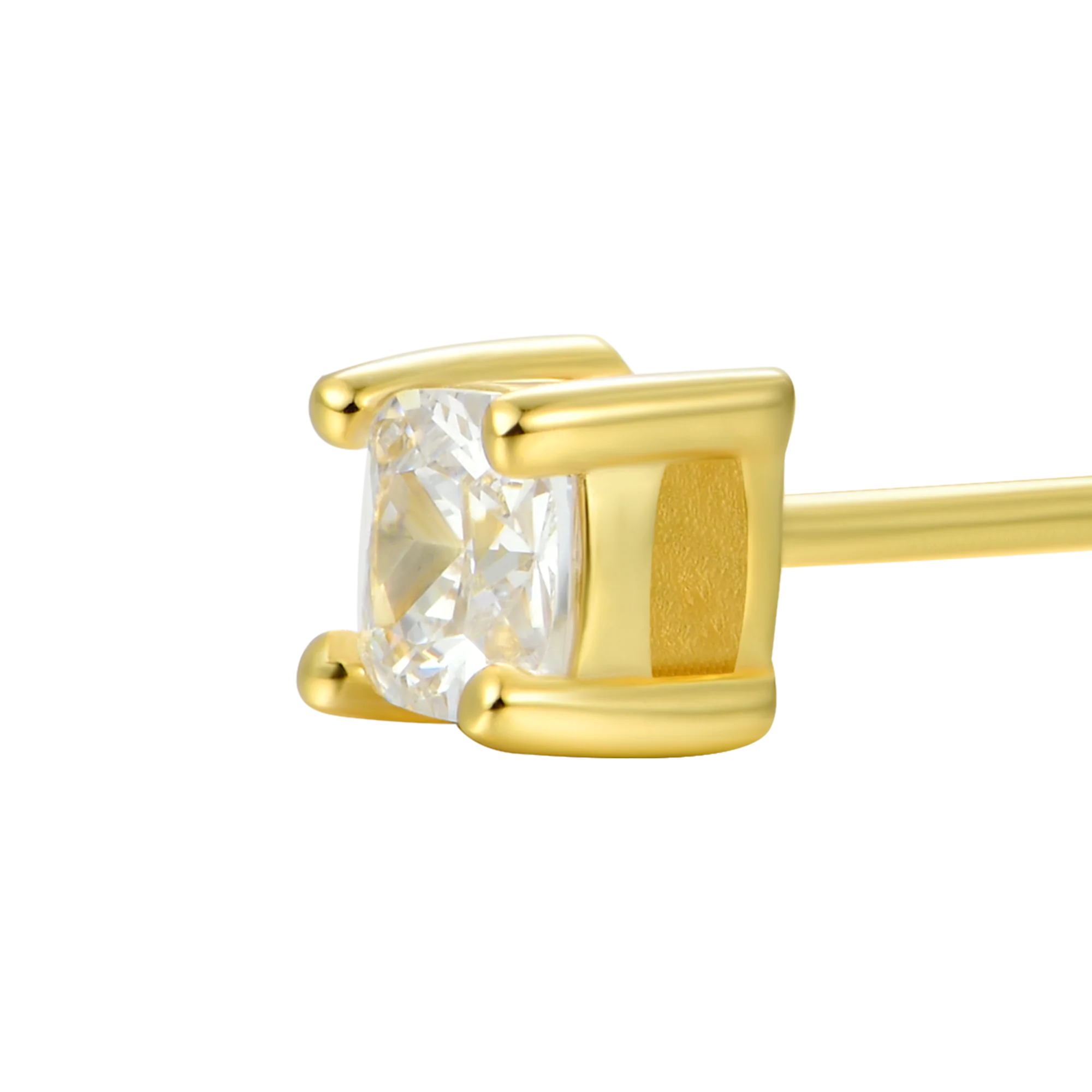 Custom Classic Moissanite Stud Earring - Image 202