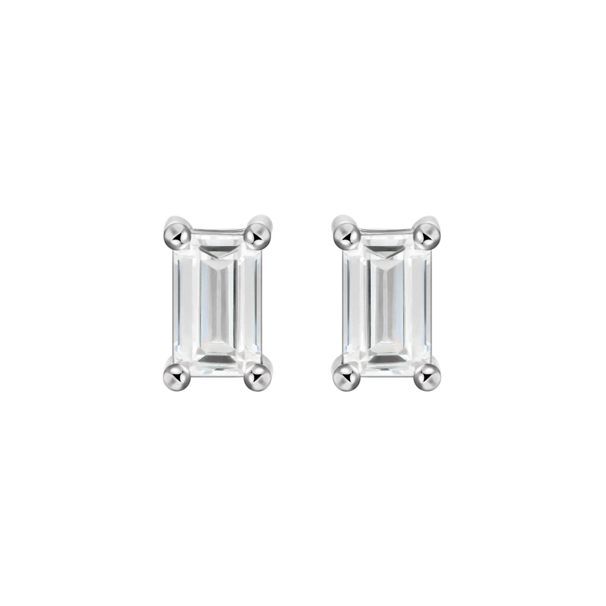 Custom Classic Moissanite Stud Earring - Image 234